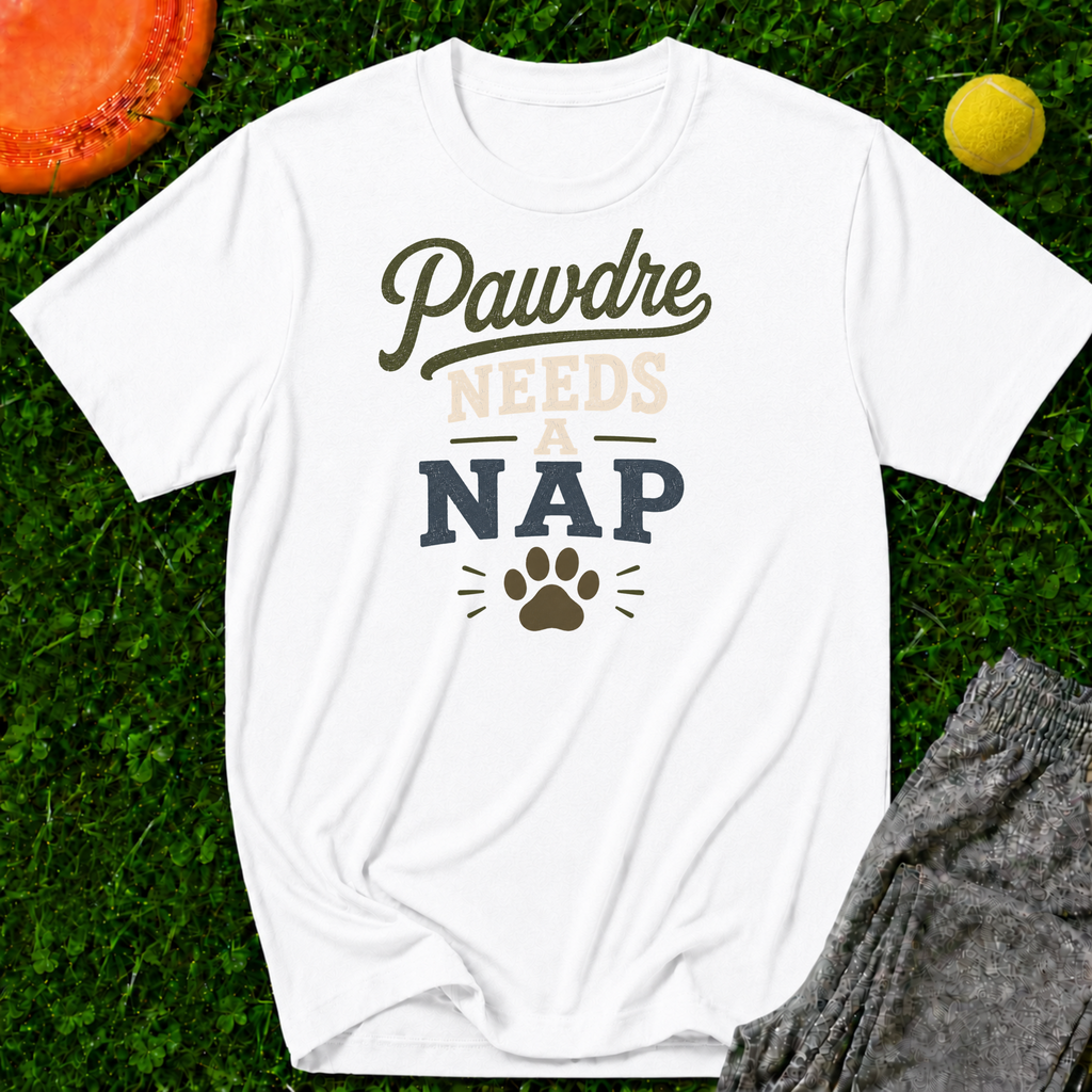 Pawdre Needs a Nap T-Shirt