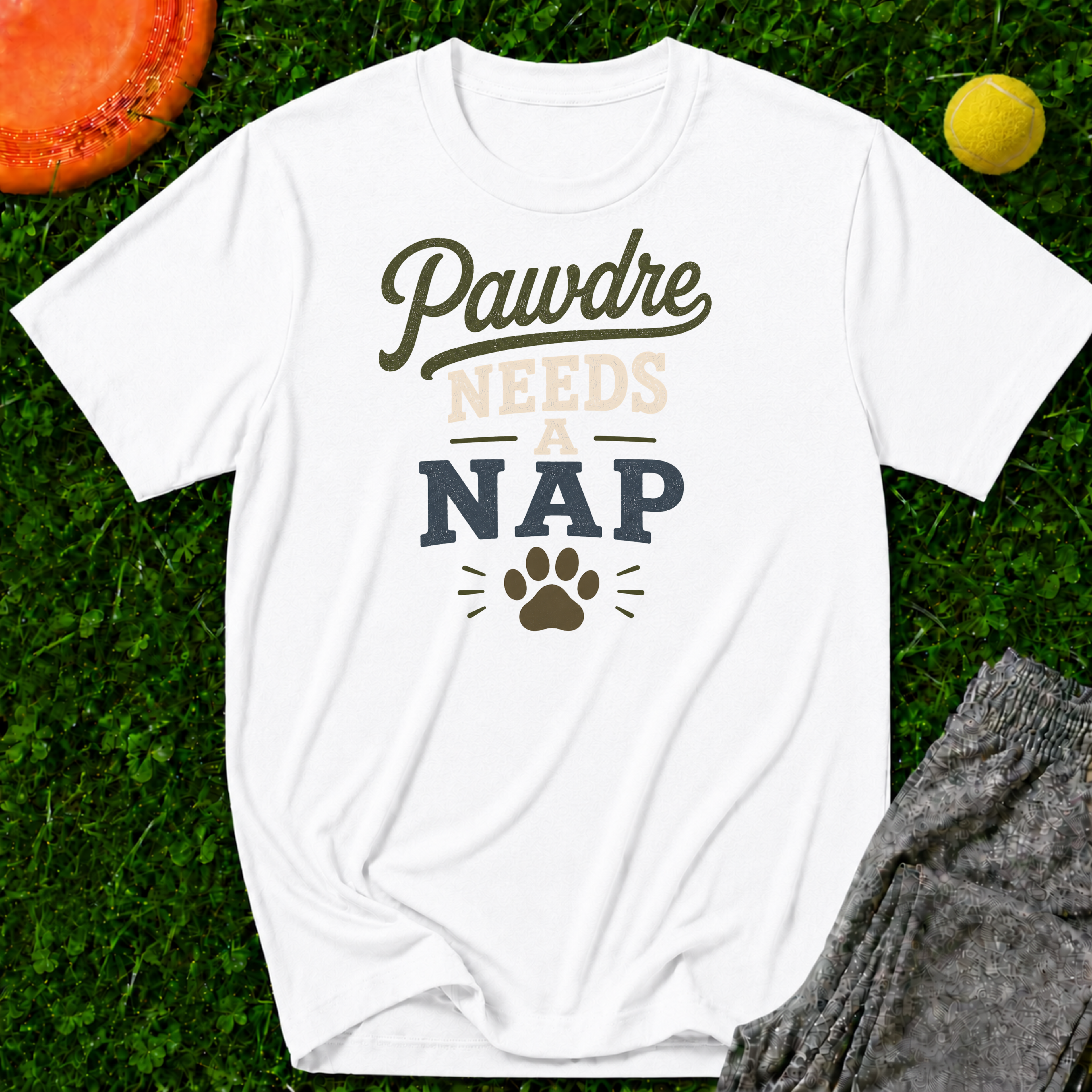 Pawdre Needs a Nap T-Shirt