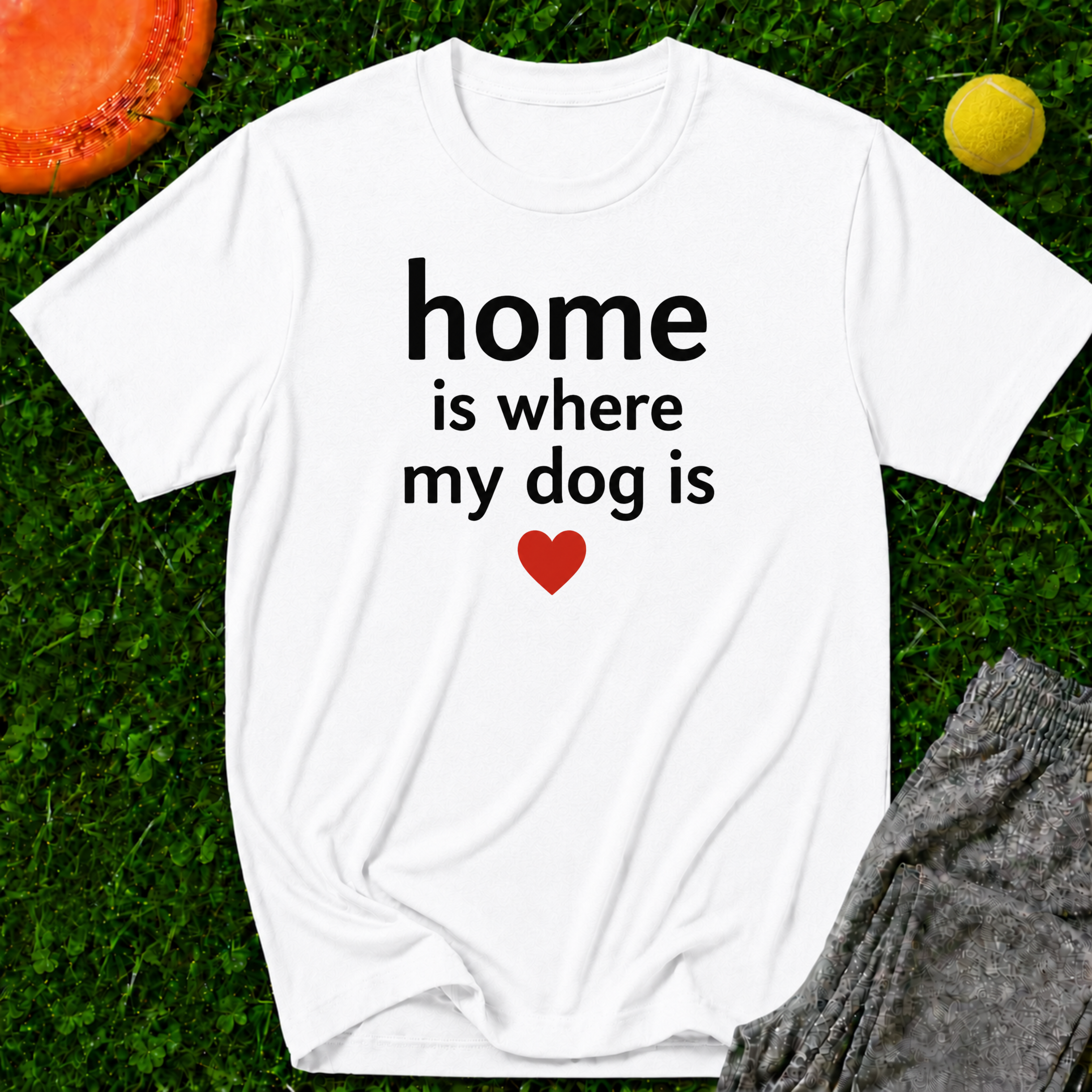 Home Is Where My Dog Is-T-Shirt