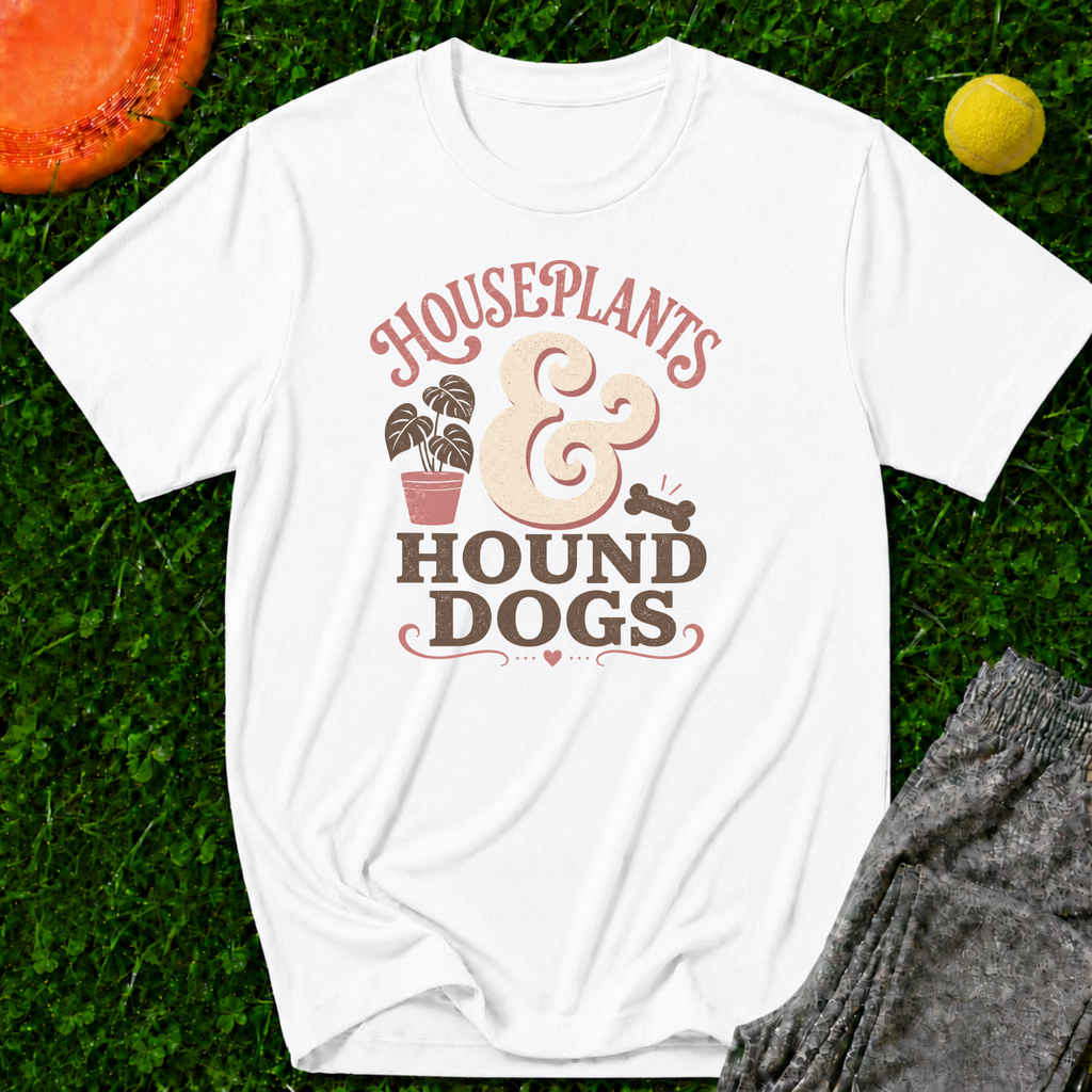Houseplants & Hound Dogs T‑Shirt