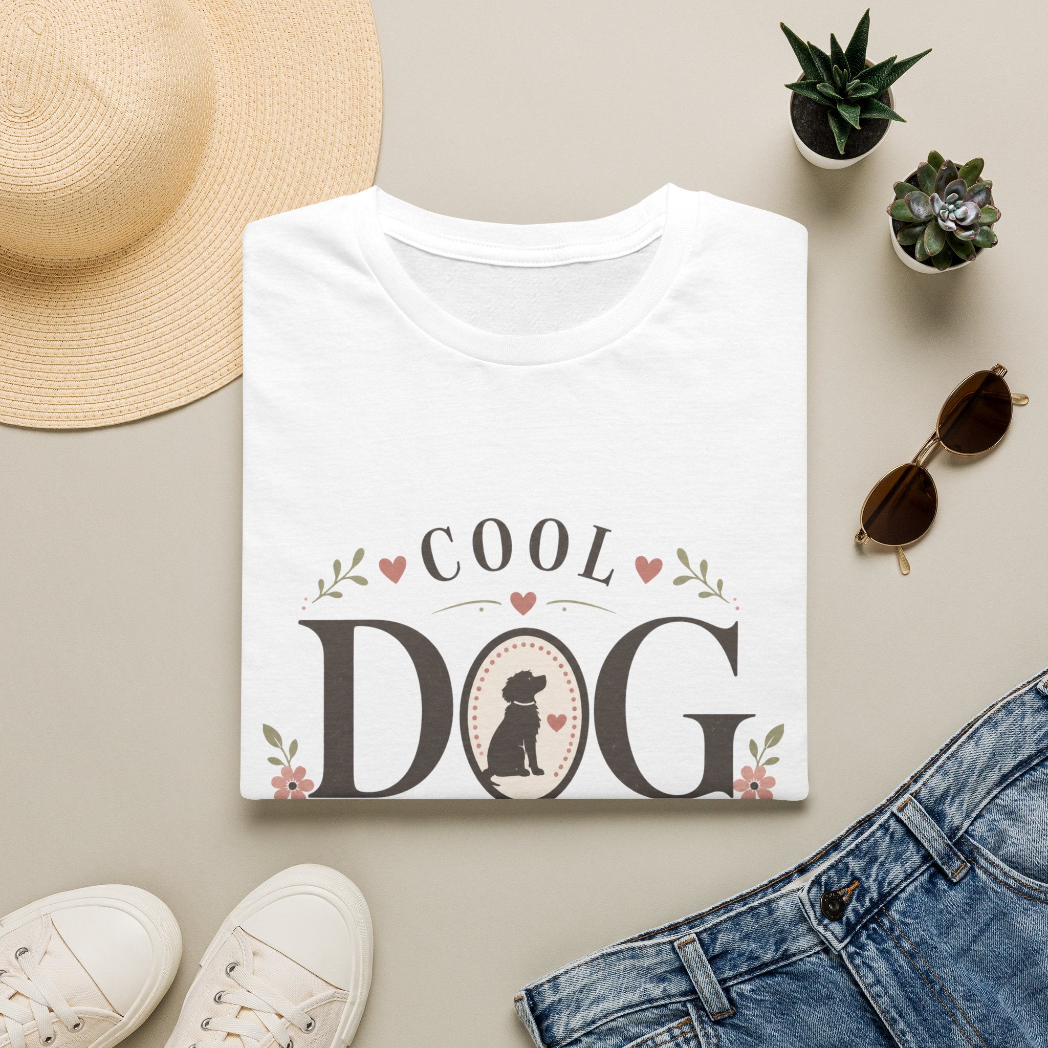 Cool Dog Mom, Classic T-Shirt