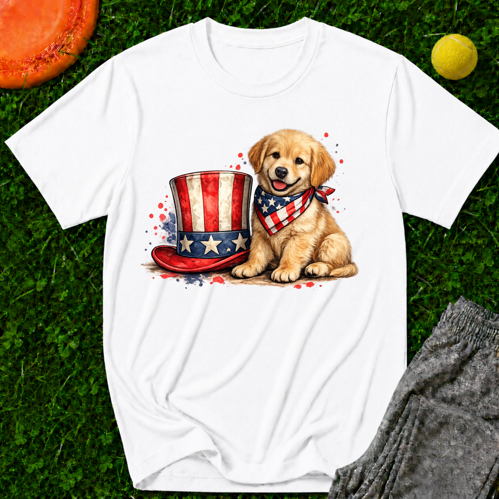 Patriotic Puppy T-Shirt