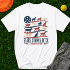 Stars. Stripes. Fetch. T-Shirt