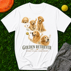 Golden Retriever Family T-Shirt