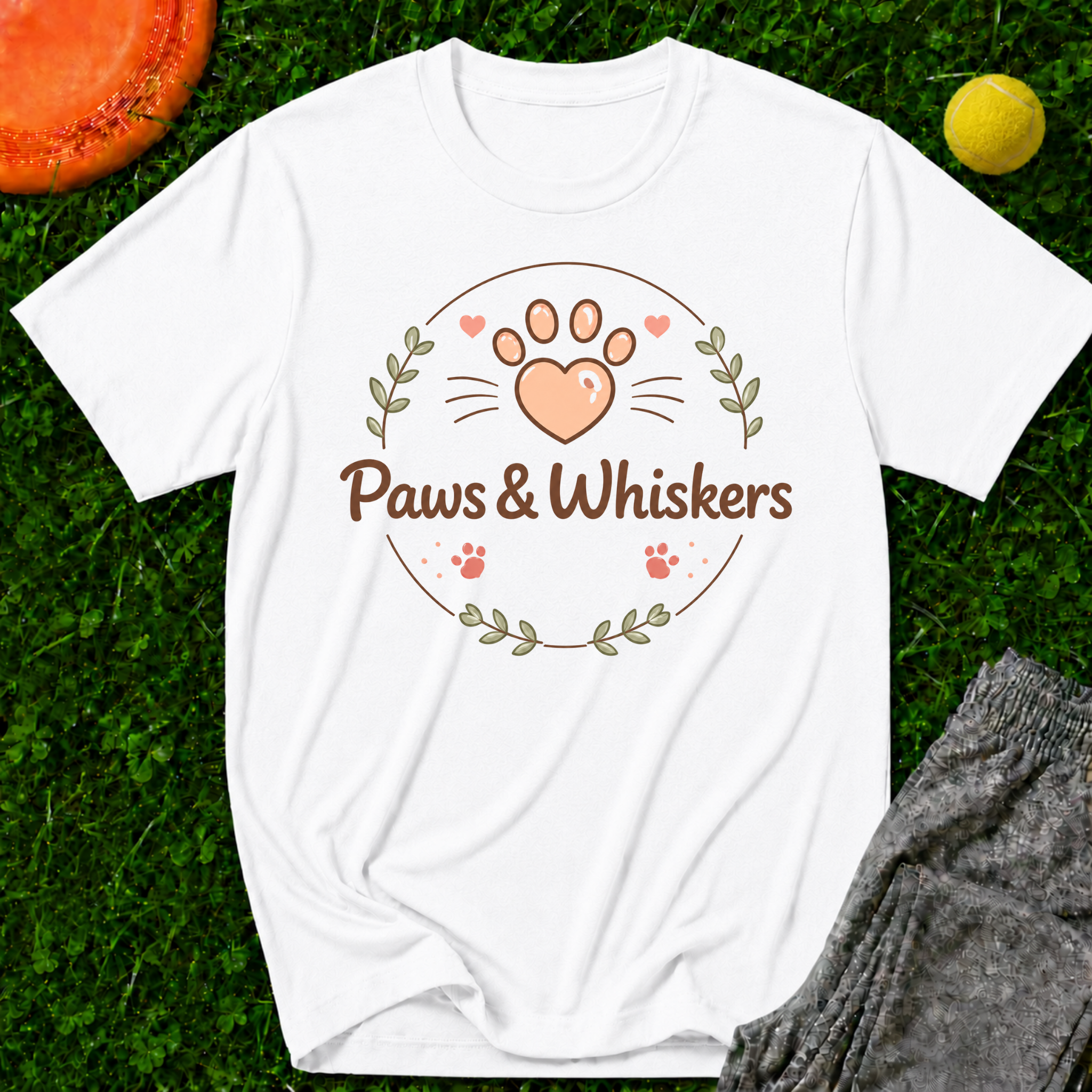 Paws & Whiskers Pet Graphic T-Shirt