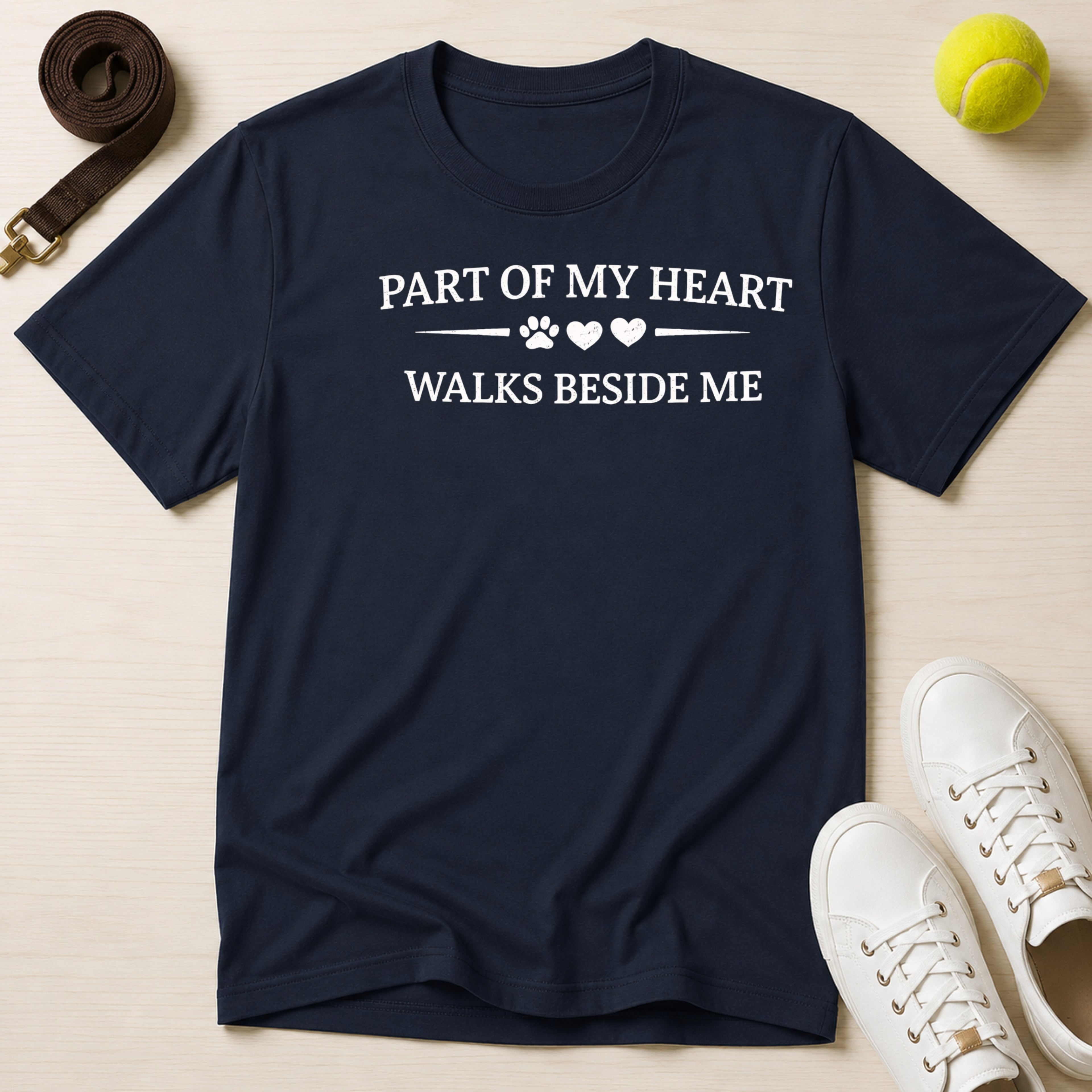 Part Of My Heart Walks Beside Me- T-Shirt