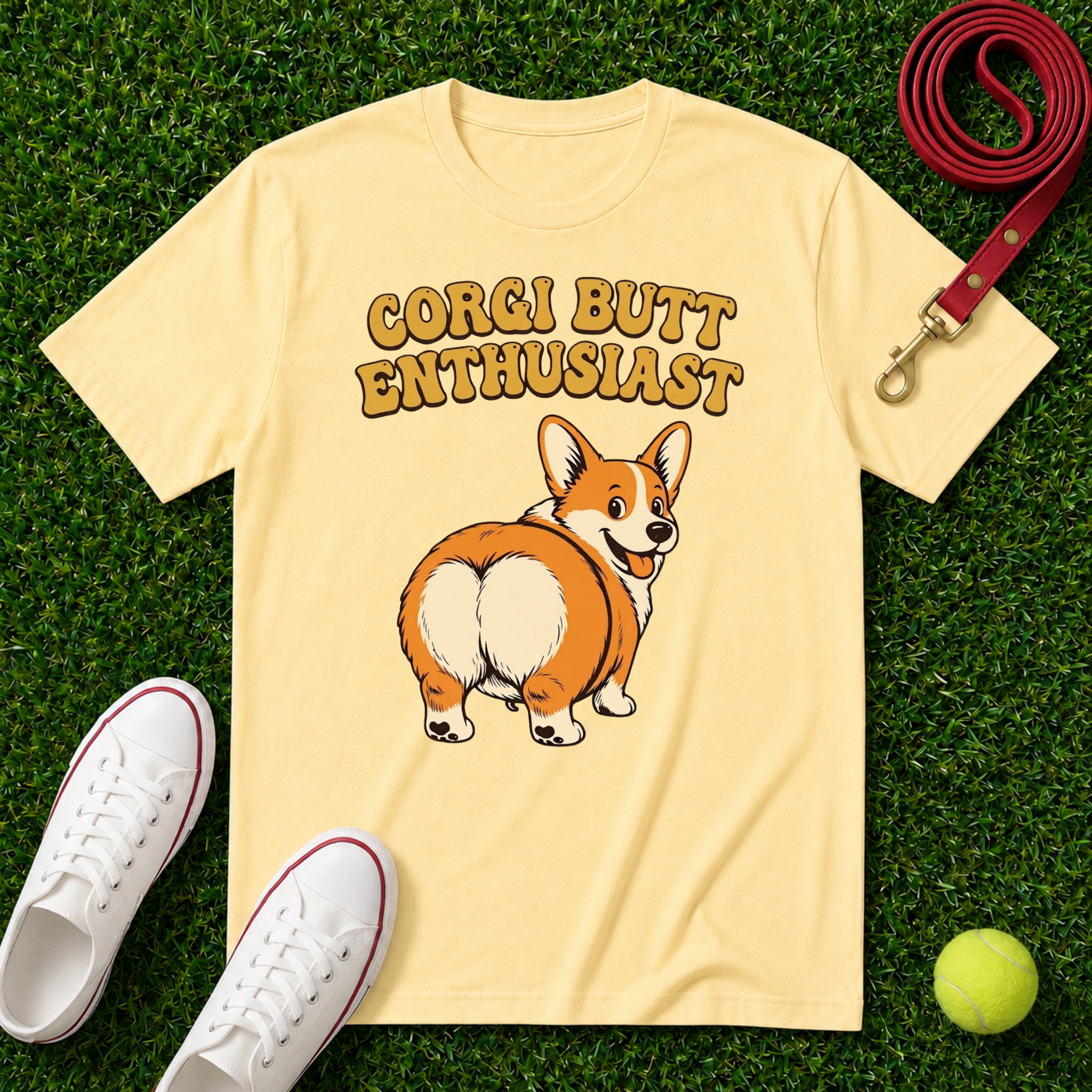 Corgi Butt Enthusiast, Comfort Colors T-Shirt