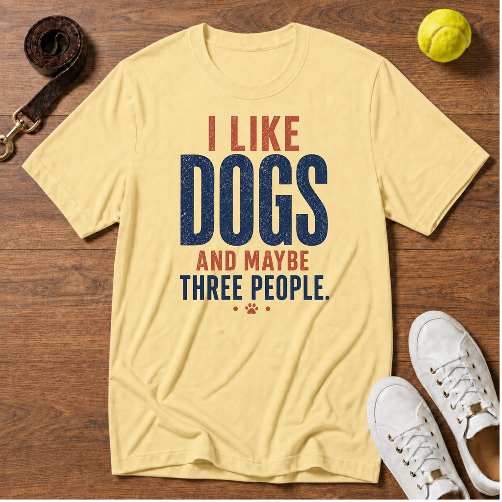 I Like Dogs T-Shirt – Comfort Colors