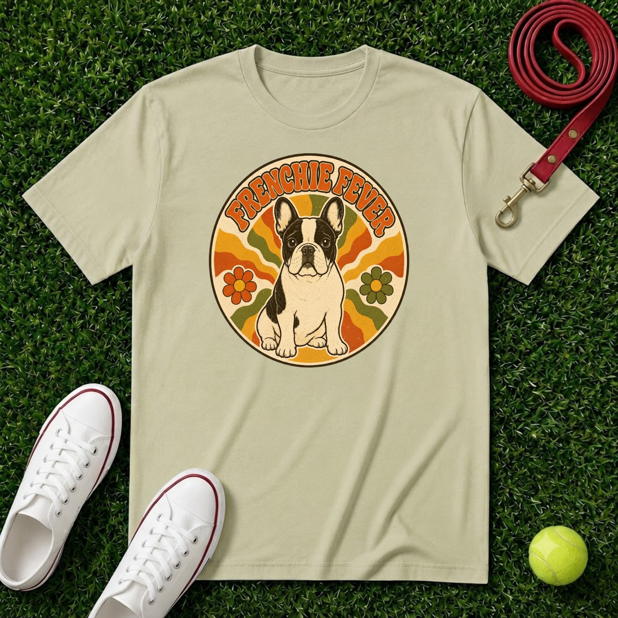 Frenchie Fever Vintage, Comfort Colors T-Shirt