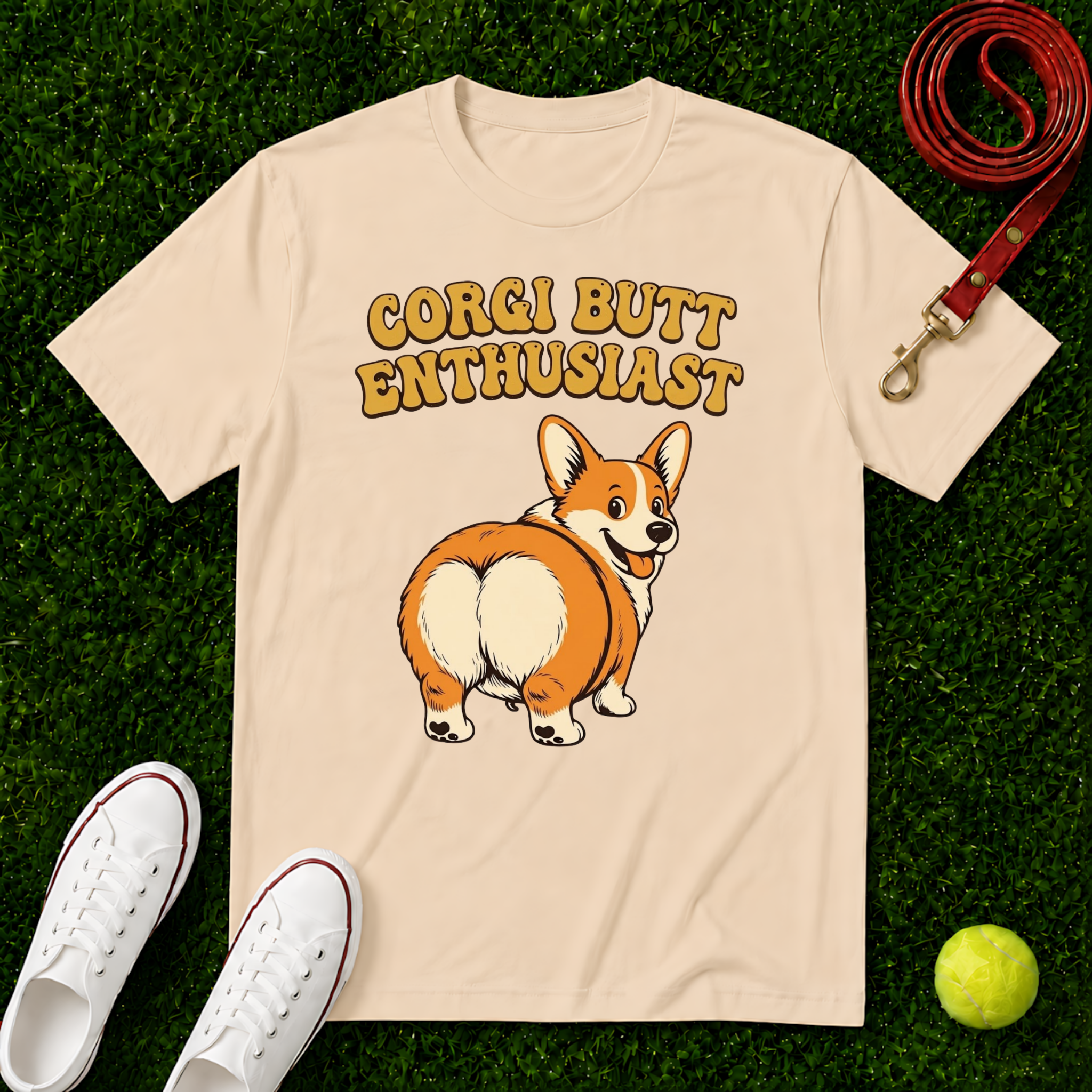 Corgi Butt Enthusiast, Comfort Colors T-Shirt
