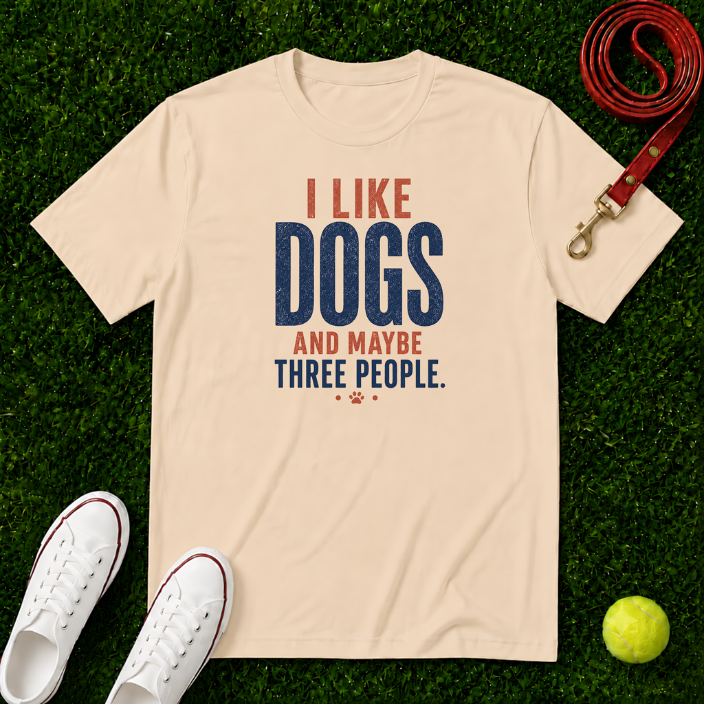 I Like Dogs, Premium Comfort Colors Tee
