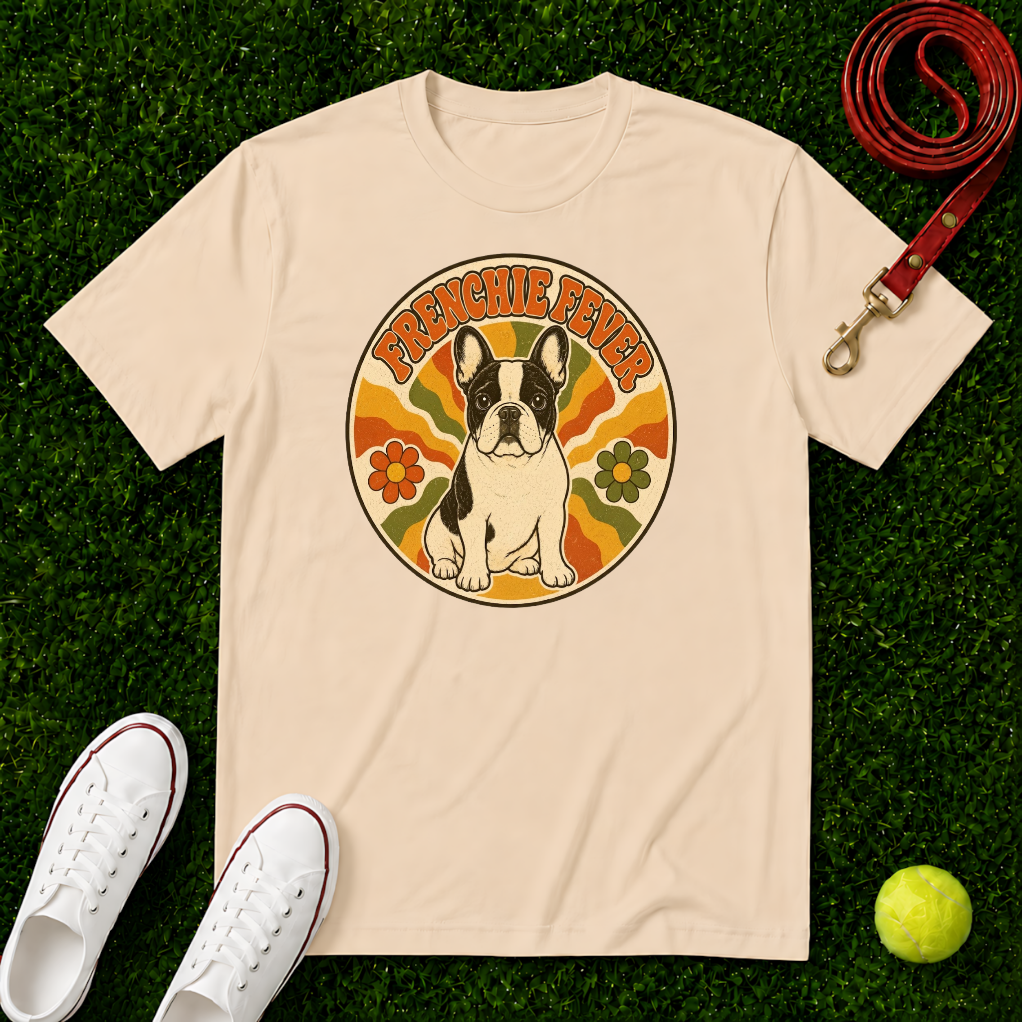 Frenchie Fever Vintage, Comfort Colors T-Shirt