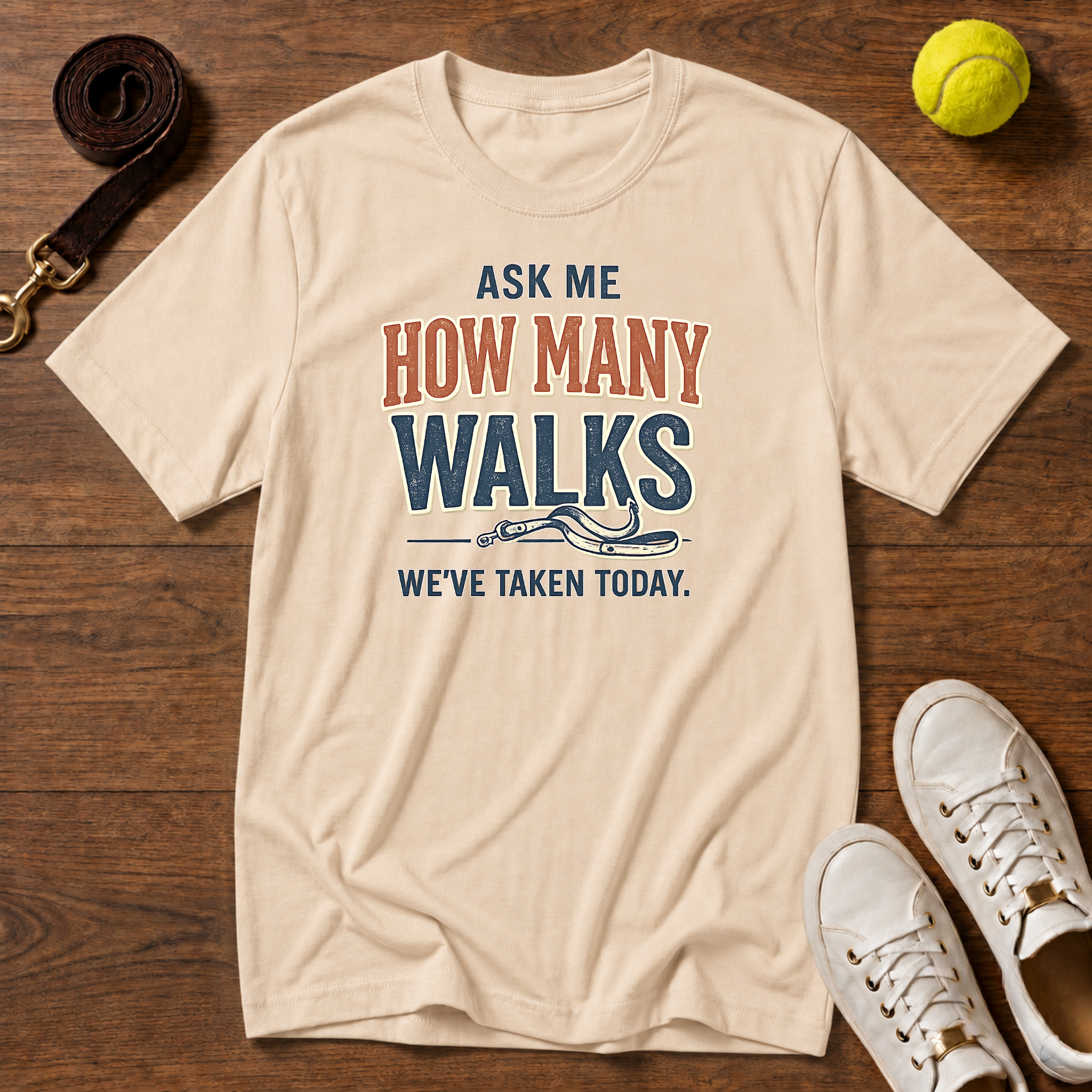 How Many Walks  T-Shirt – Comfort Colors