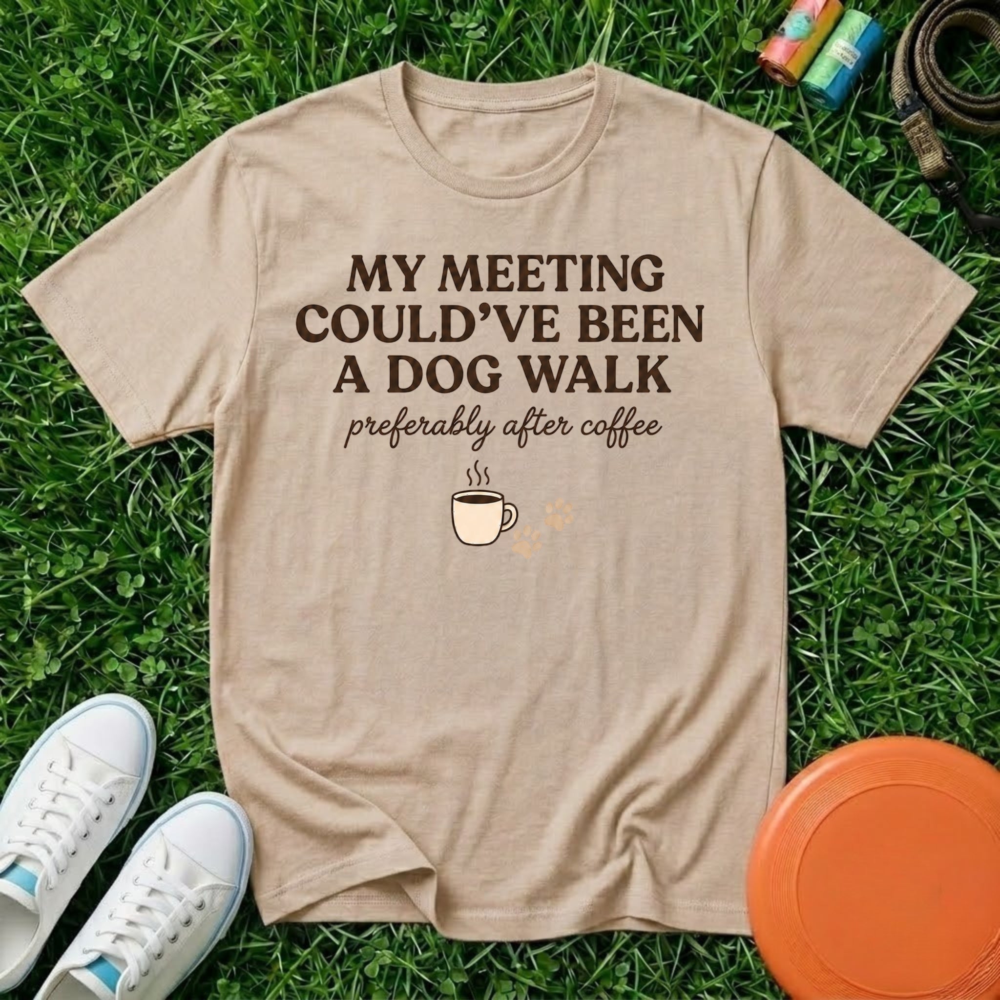My Meeting Could've Been a Dog Walk, T-Shirt - Comfort Colors 1717