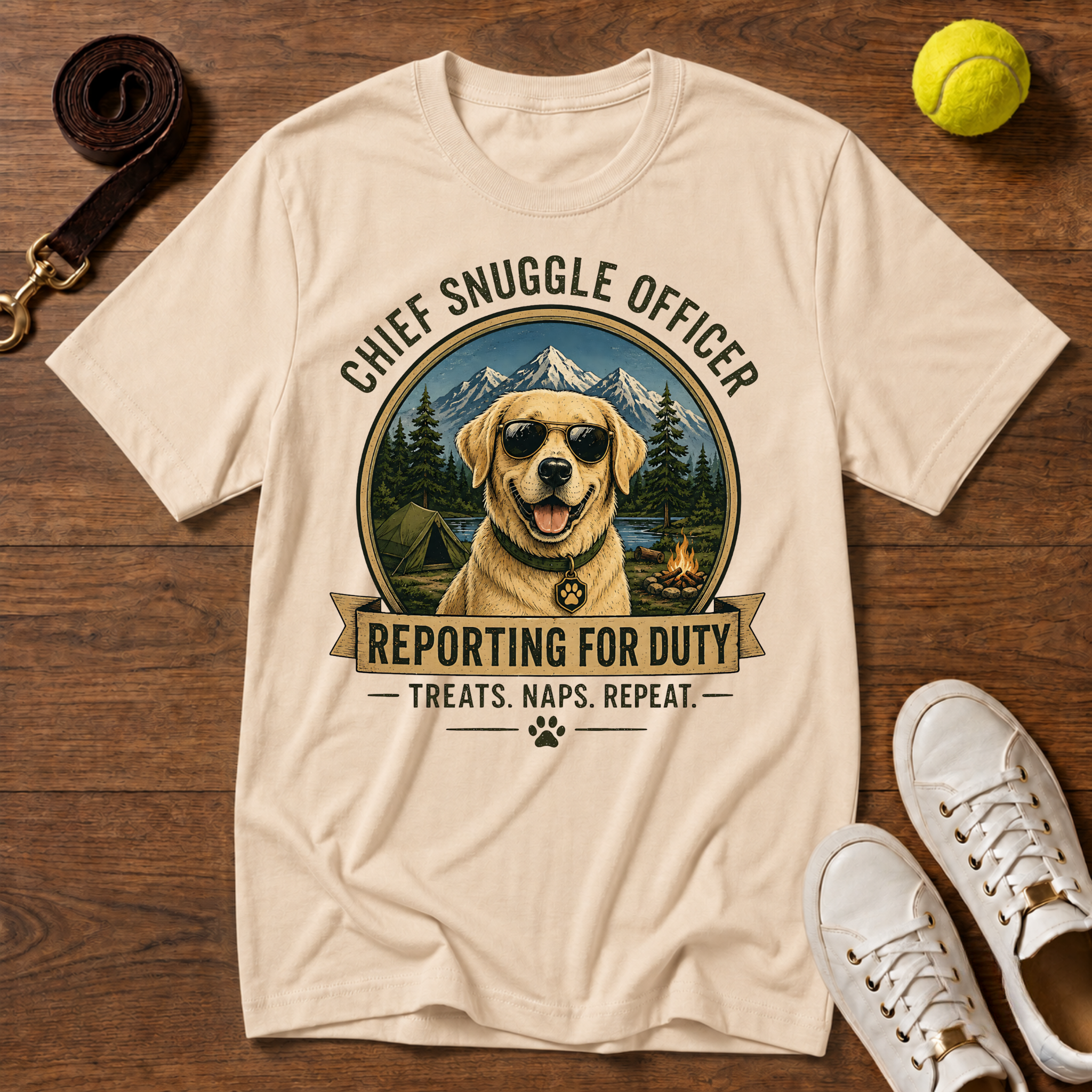 Snuggle Officer T-Shirt – Comfort Colors