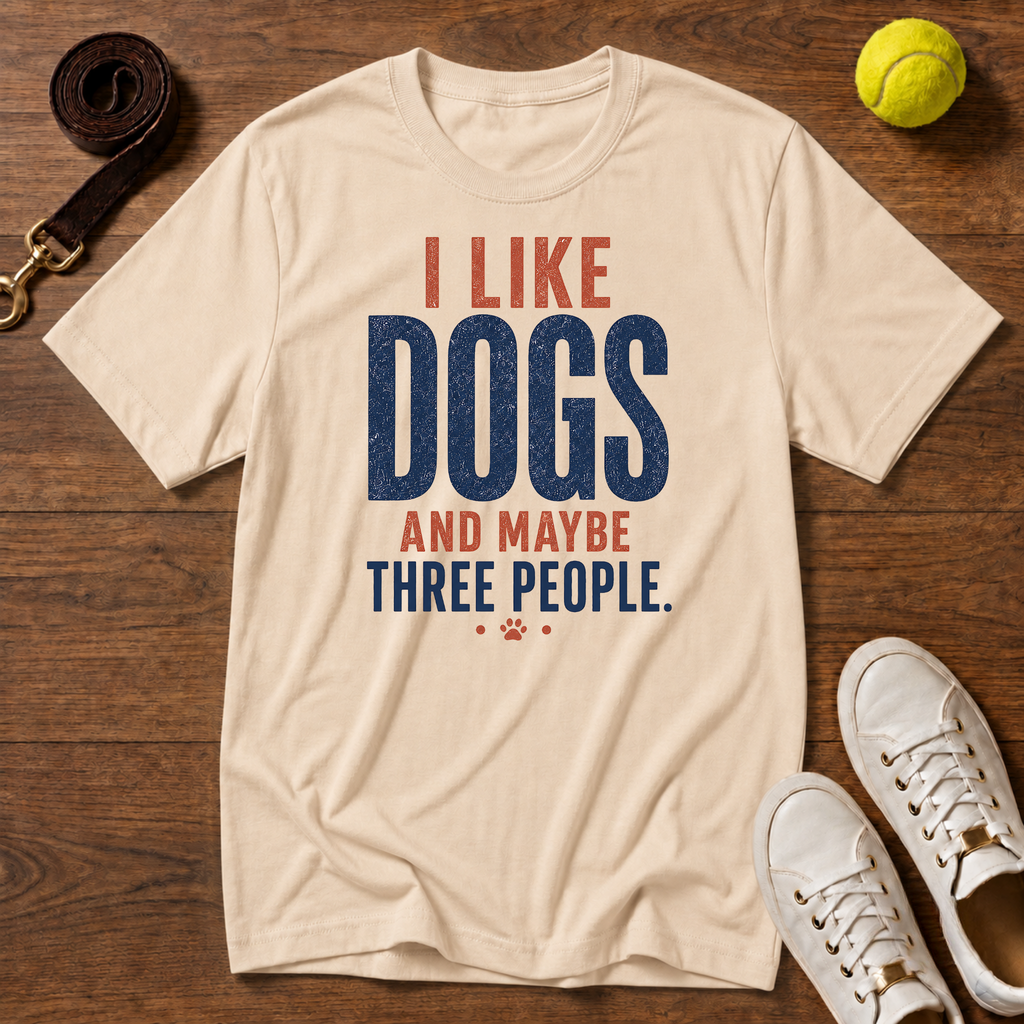 I Like Dogs T-Shirt – Comfort Colors