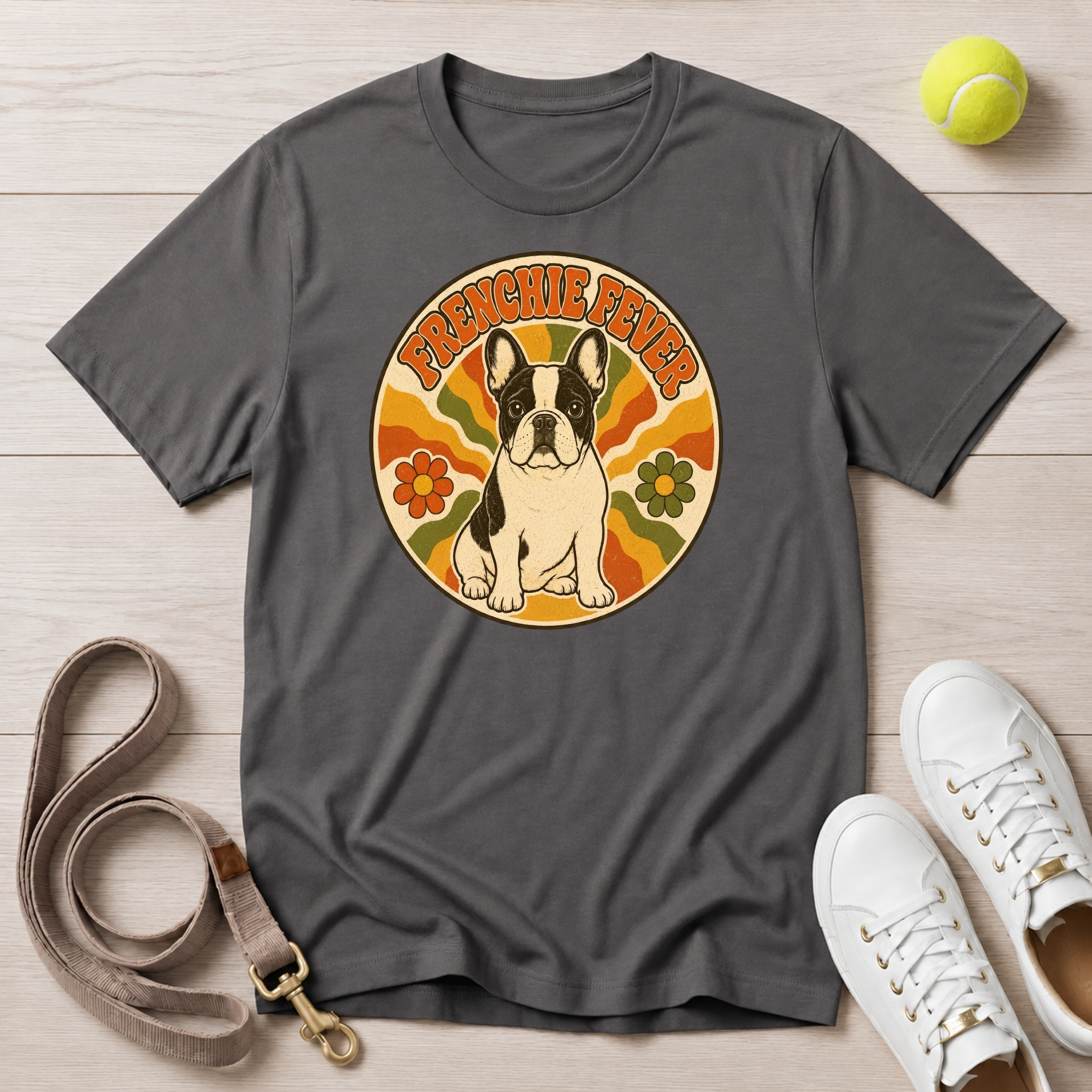 Frenchie Fever Vintage, Comfort Colors T-Shirt