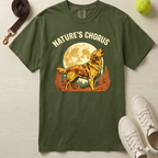 Nature's Chorus" Howling Wolf Moon" T-Shirt - Comfort Colors 1717