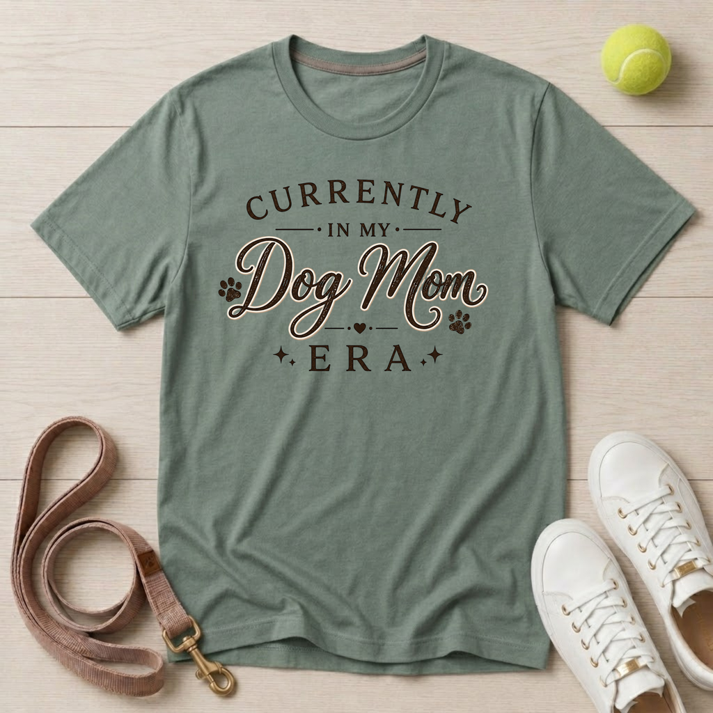 Currently in My Dog Mom Era - T-Shirt, Comfort Colors