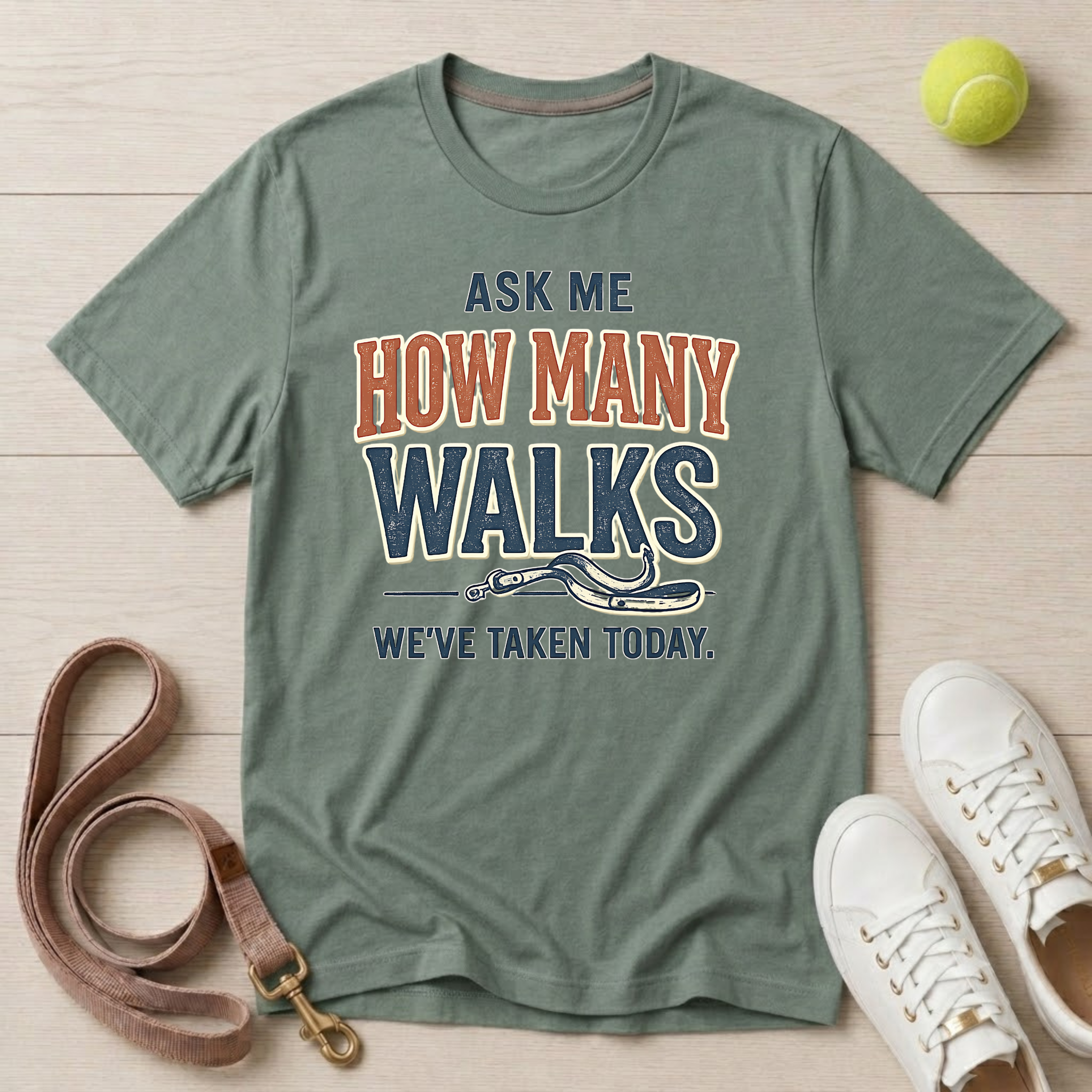 How Many Walks , Comfort Colors T-Shirt