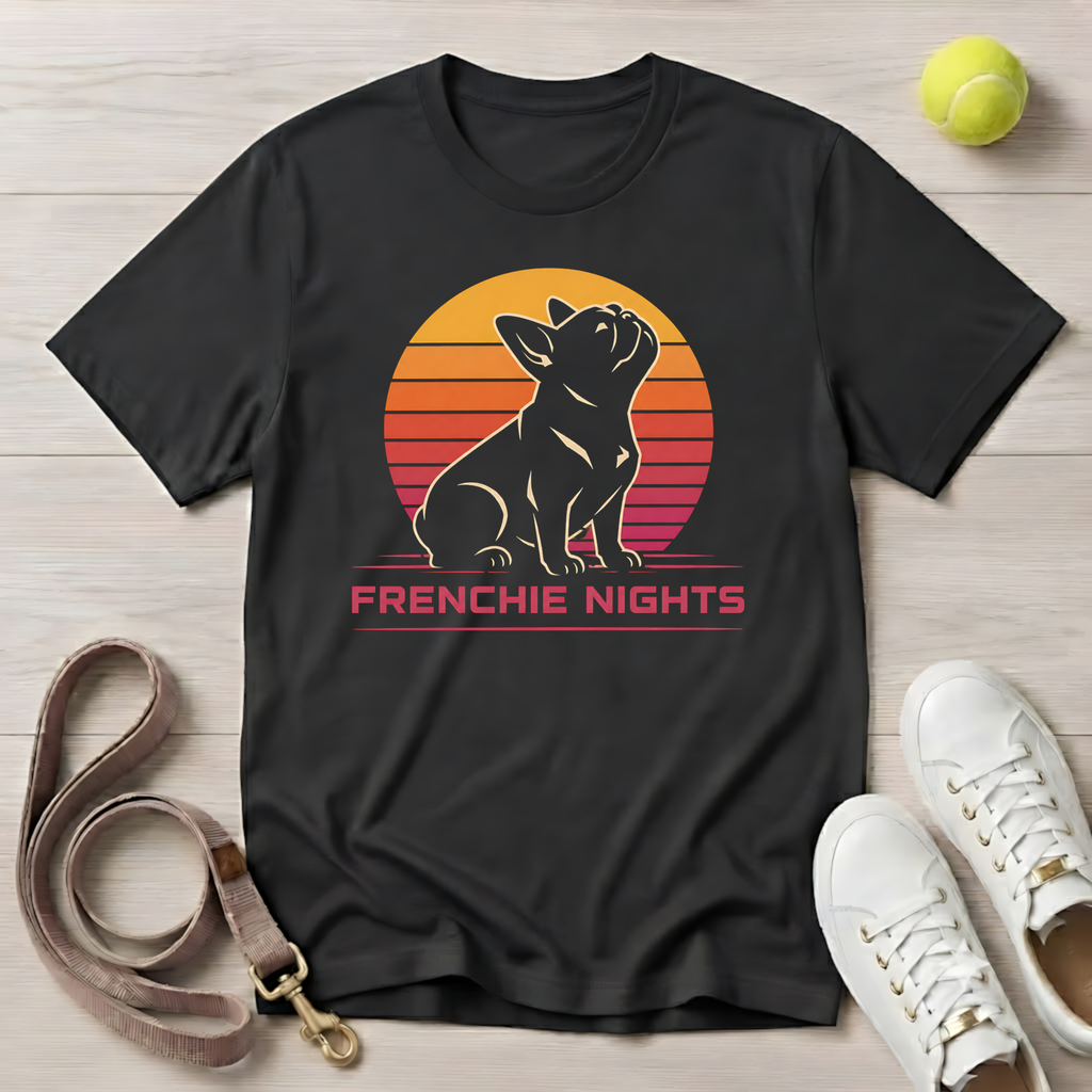 Frenchie Nights, Comfort Colors 1717- T-Shirt