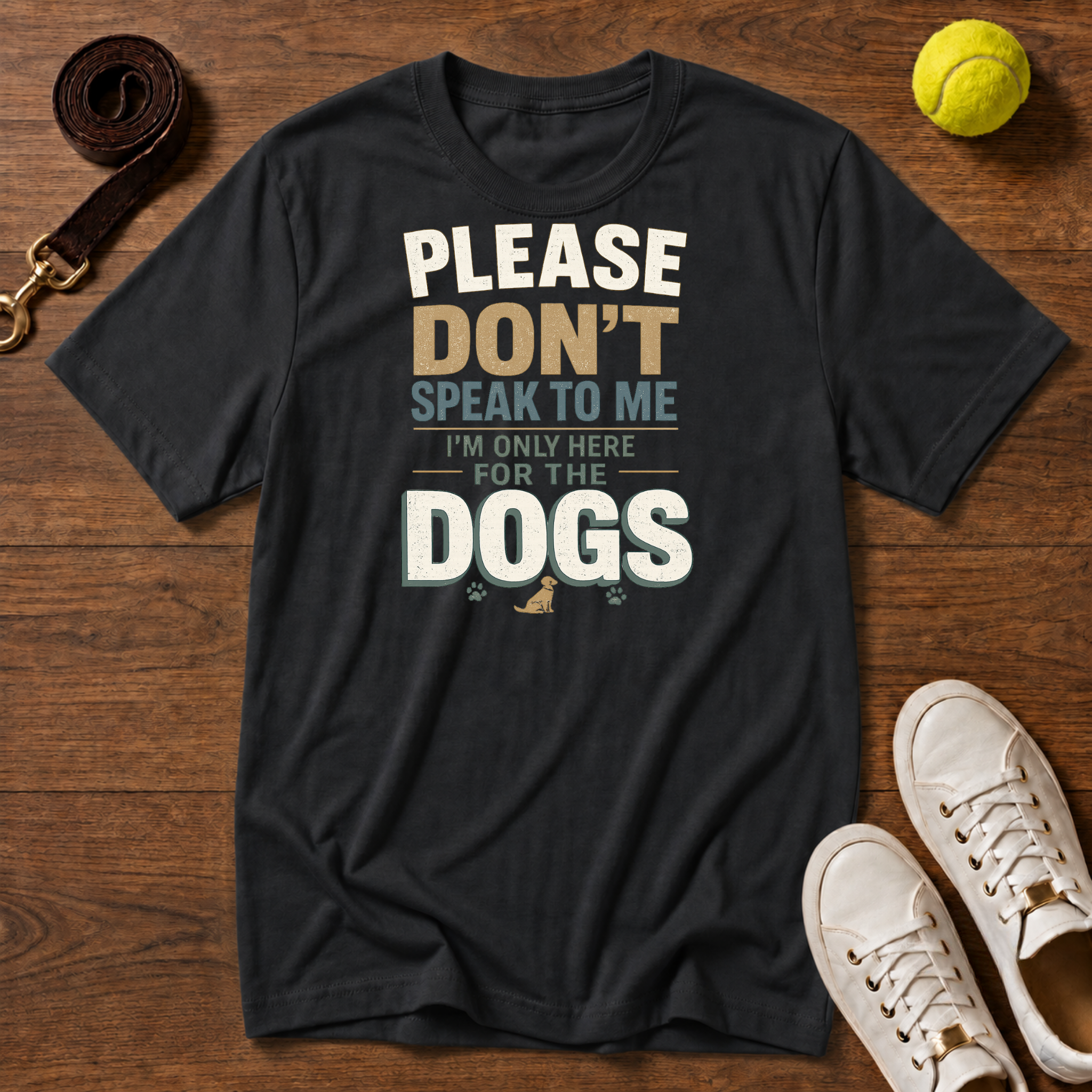 Here for the Dogs T-Shirt – Gildan Softstyle