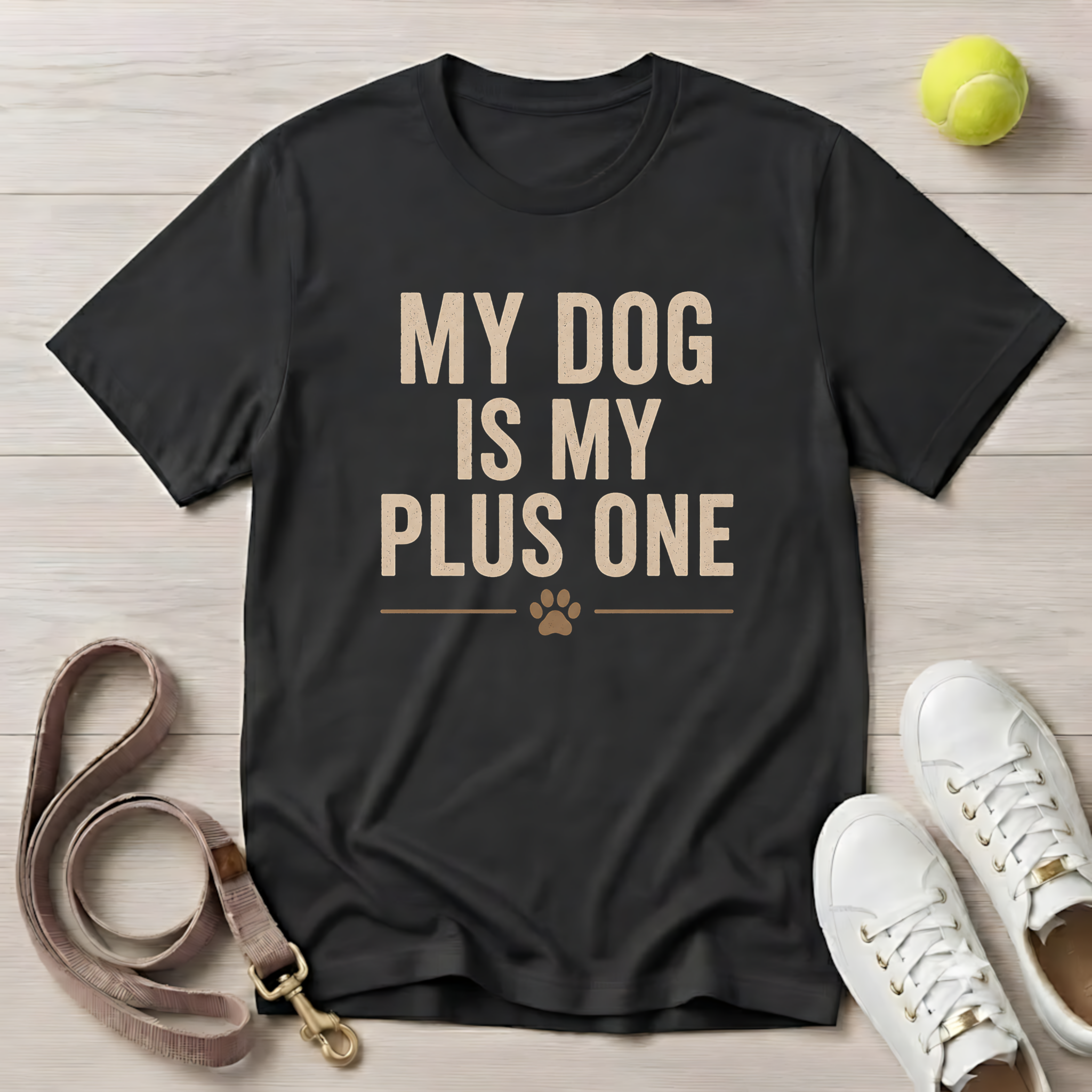 My Dog Is My Plus One - T-Shirt - Comfort Colors 1717