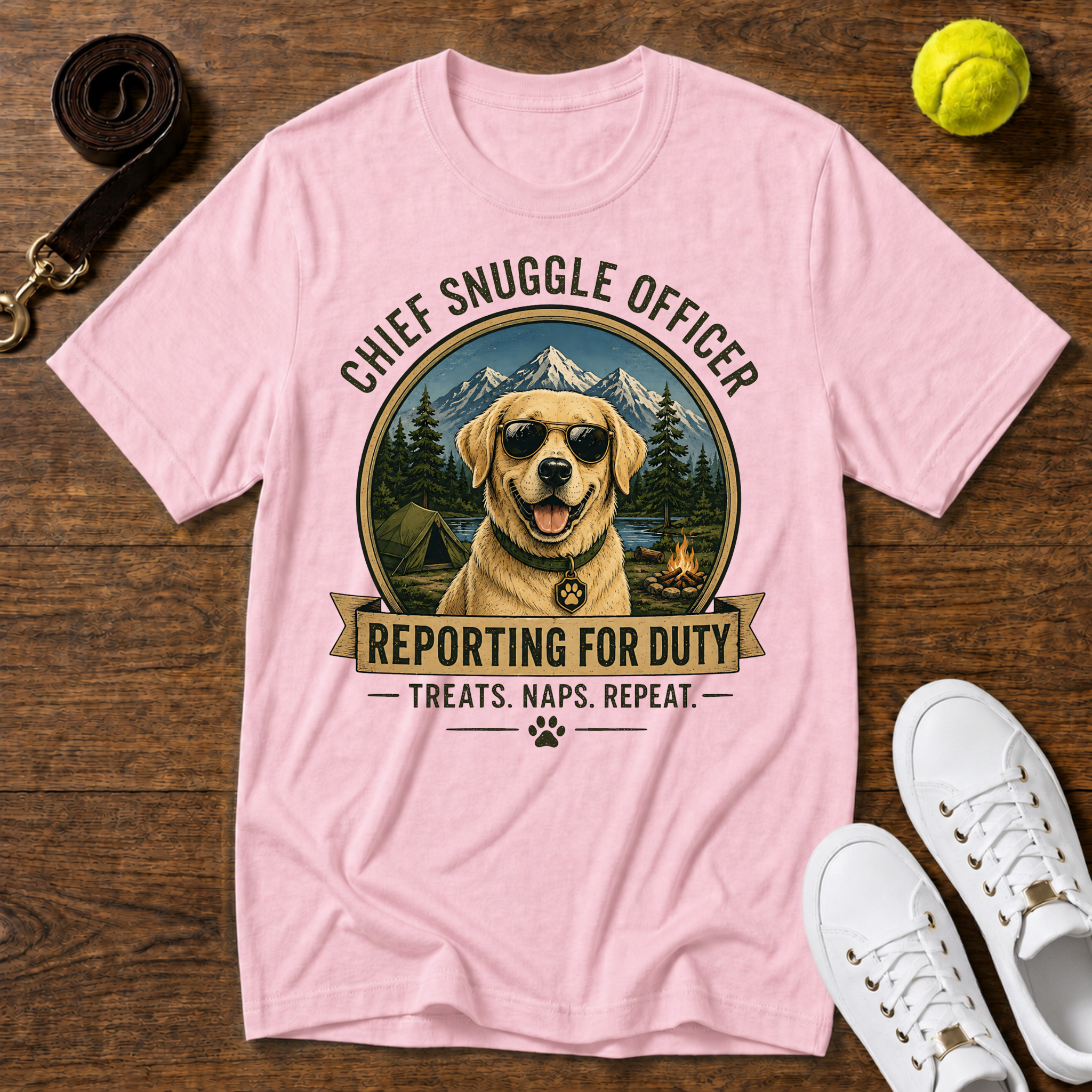 Snuggle Officer T-Shirt – Comfort Colors