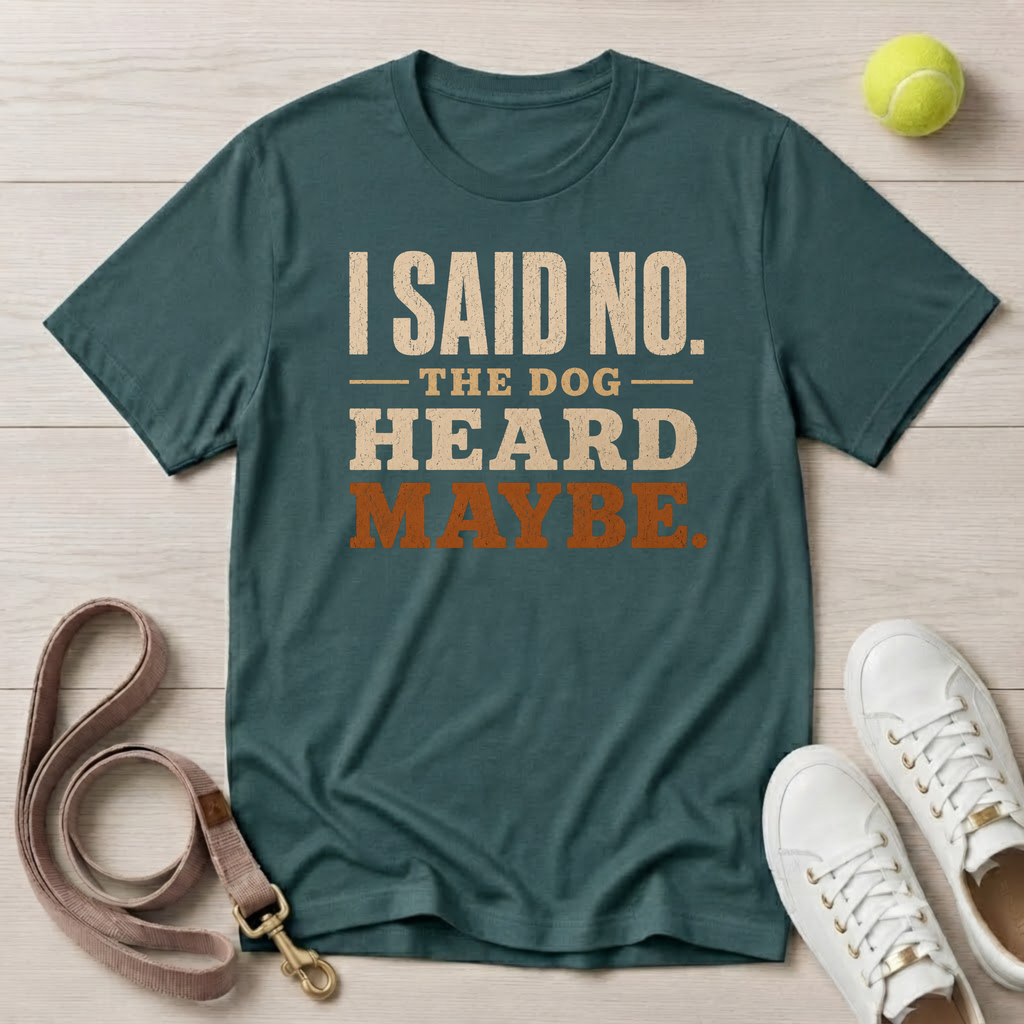 I Said No — The Dog Heard Maybe, Comfort Colors 1717- T-Shirt