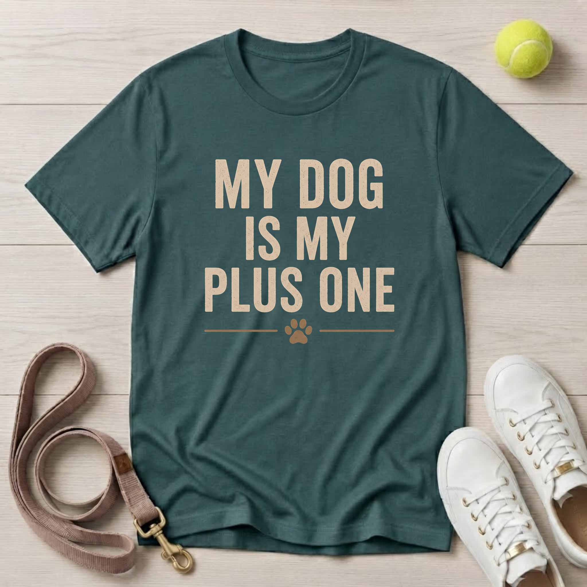 My Dog Is My Plus One - T-Shirt - Comfort Colors 1717