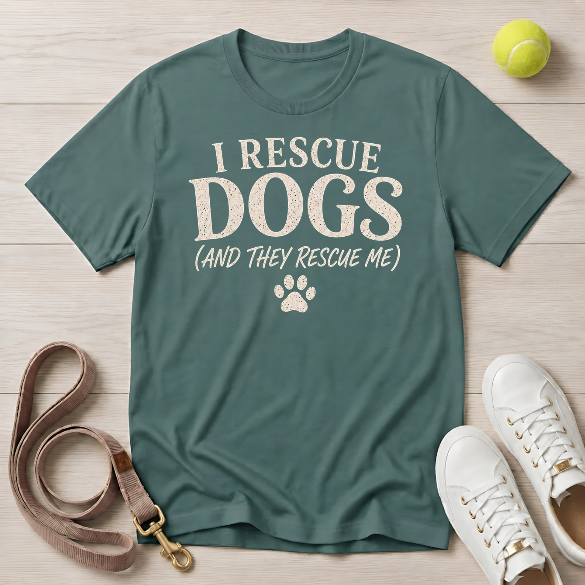 I Rescue Dogs, Comfort Colors T-Shirt