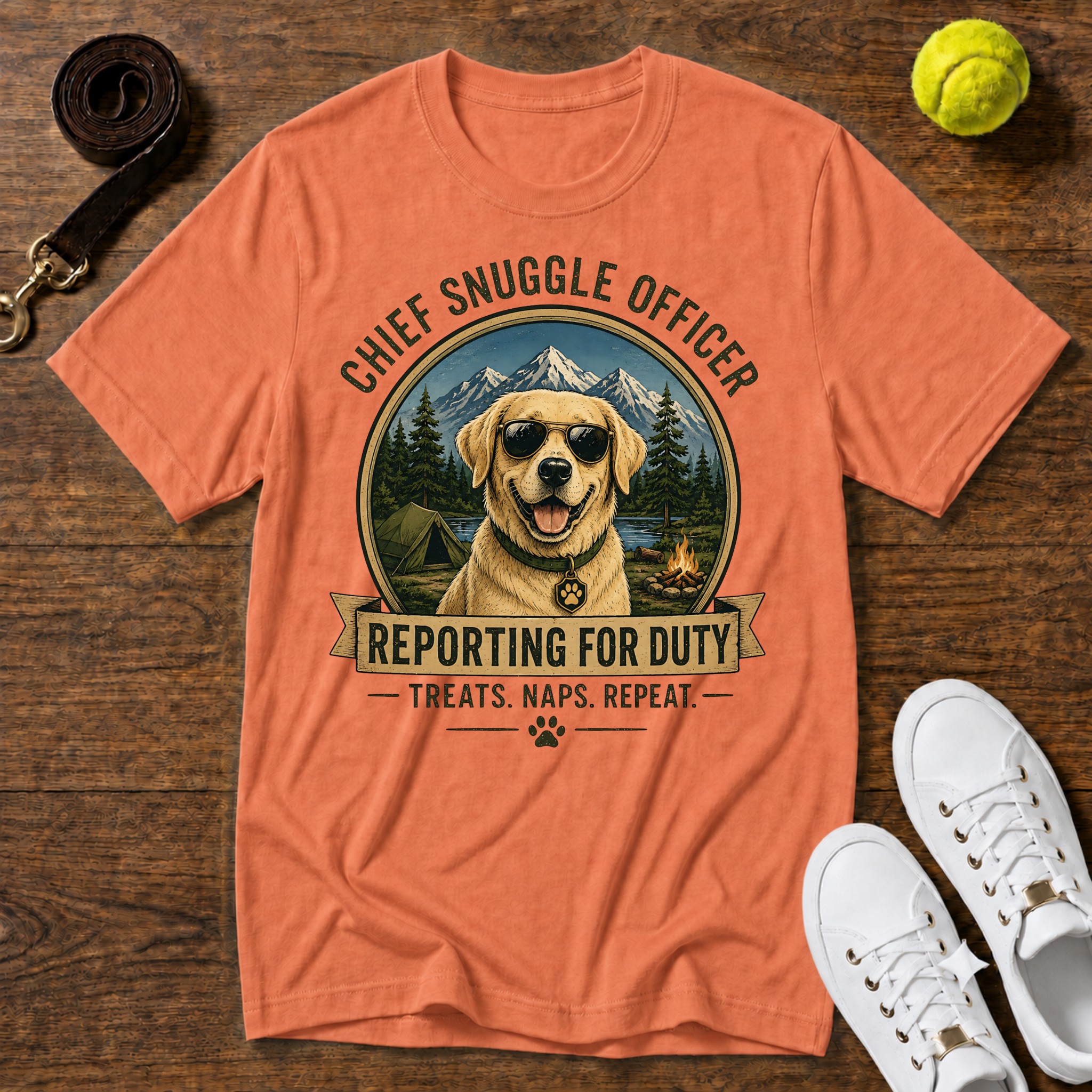 Snuggle Officer T-Shirt – Comfort Colors