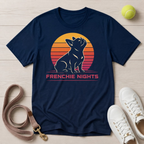 Frenchie Nights, Comfort Colors 1717- T-Shirt