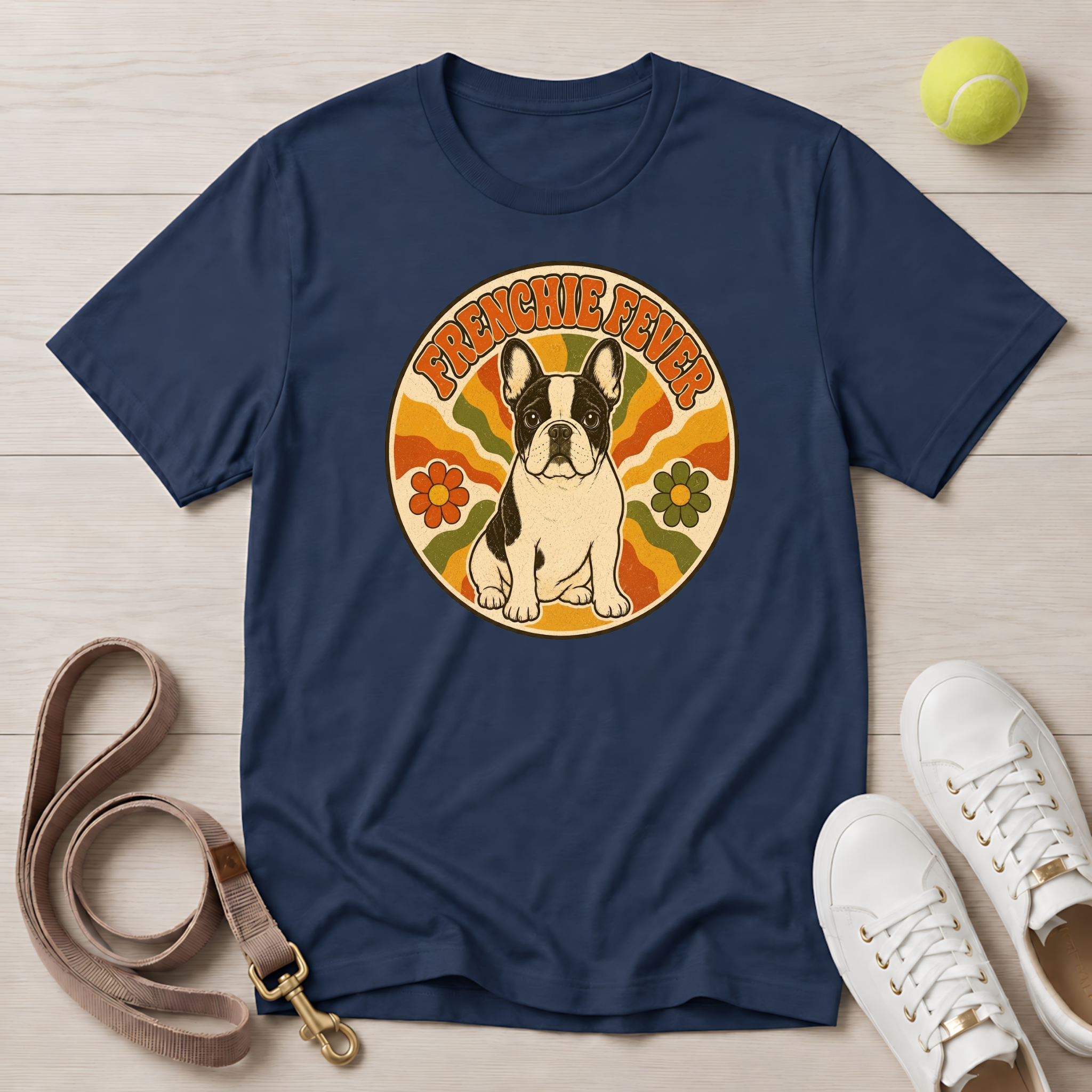 Frenchie Fever Vintage, Comfort Colors T-Shirt