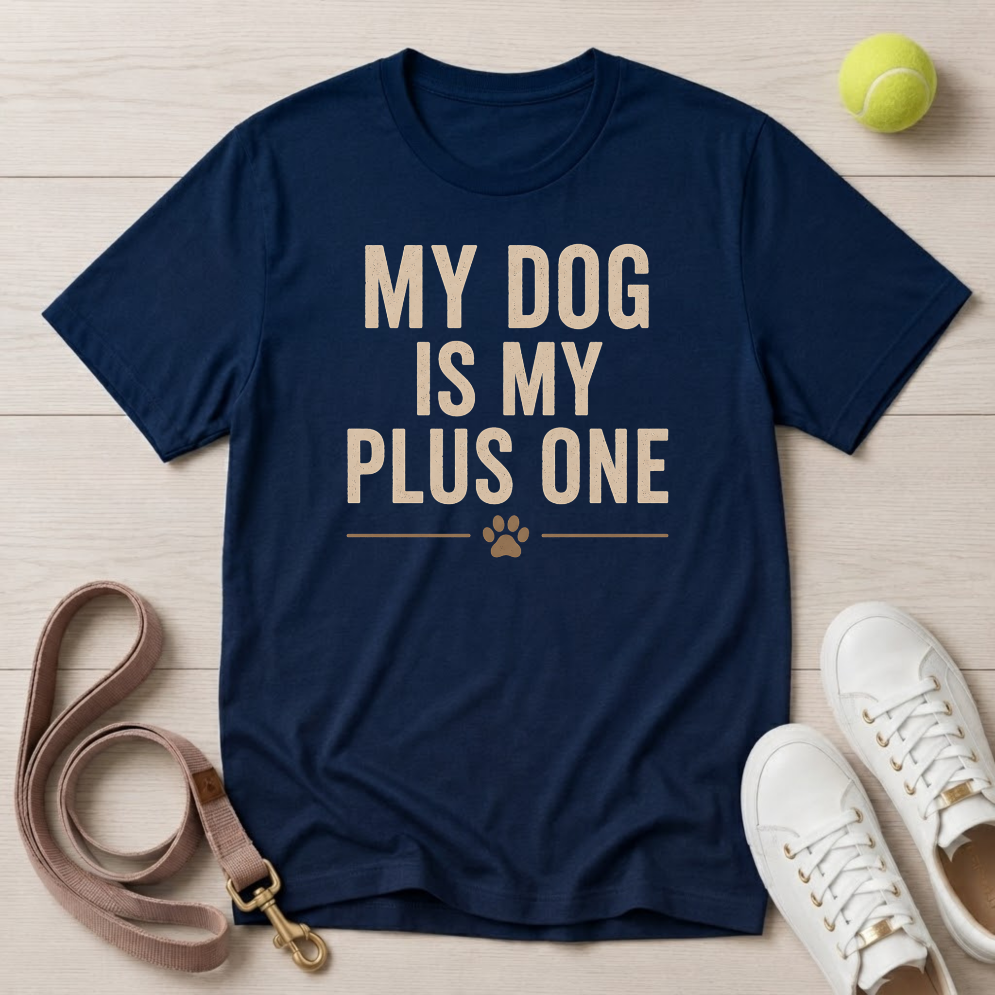 My Dog Is My Plus One - T-Shirt - Comfort Colors 1717