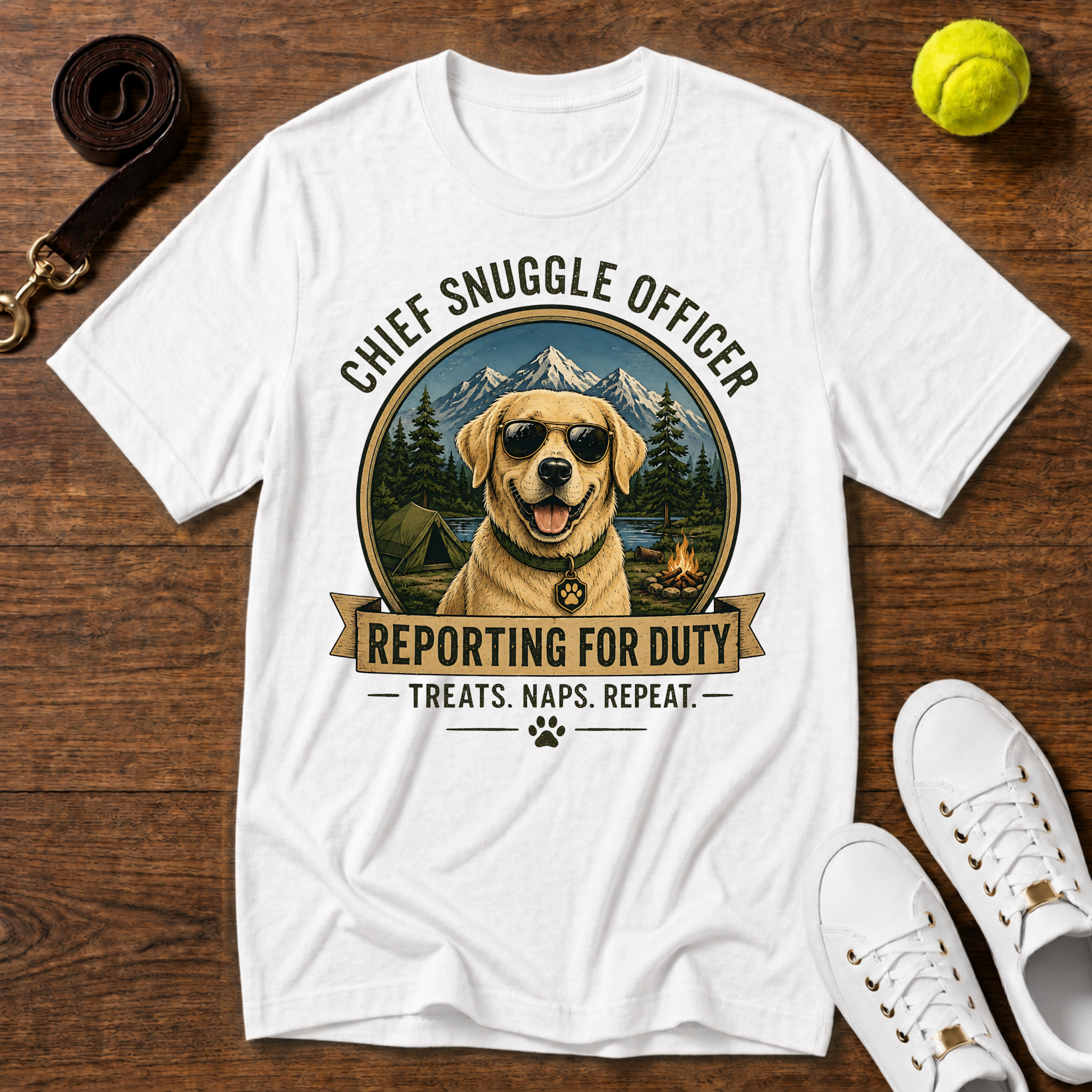 Snuggle Officer T-Shirt – Comfort Colors