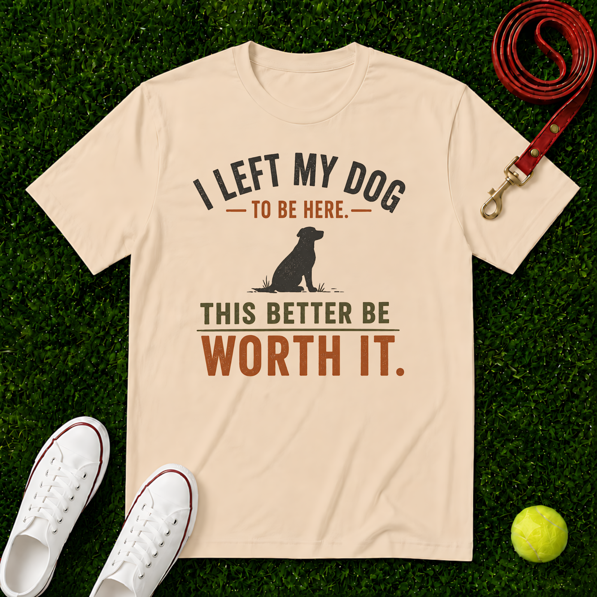 I Left My Dog, Comfort Colors T-Shirt