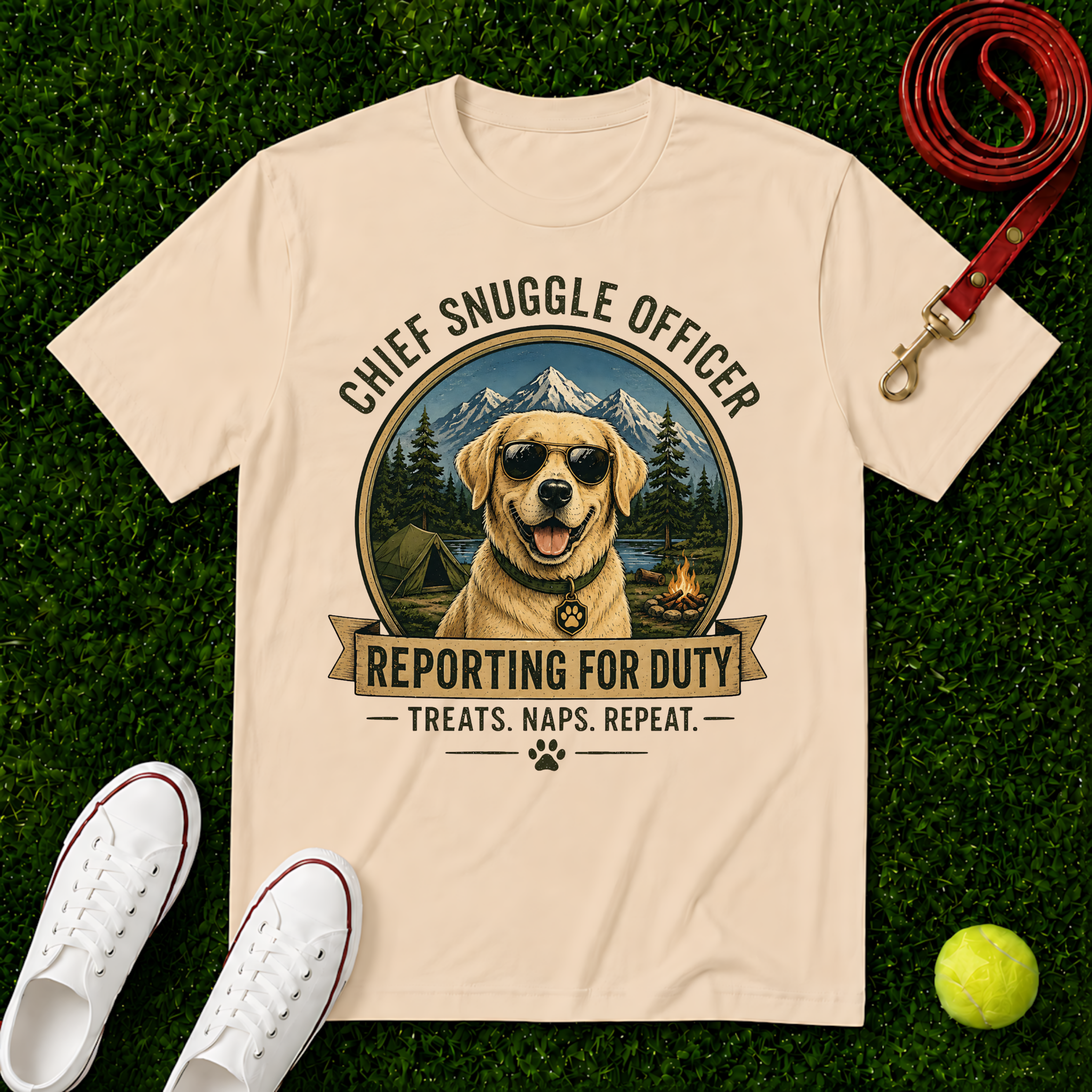 Snuggle Officer, Comfort Colors T-Shirt