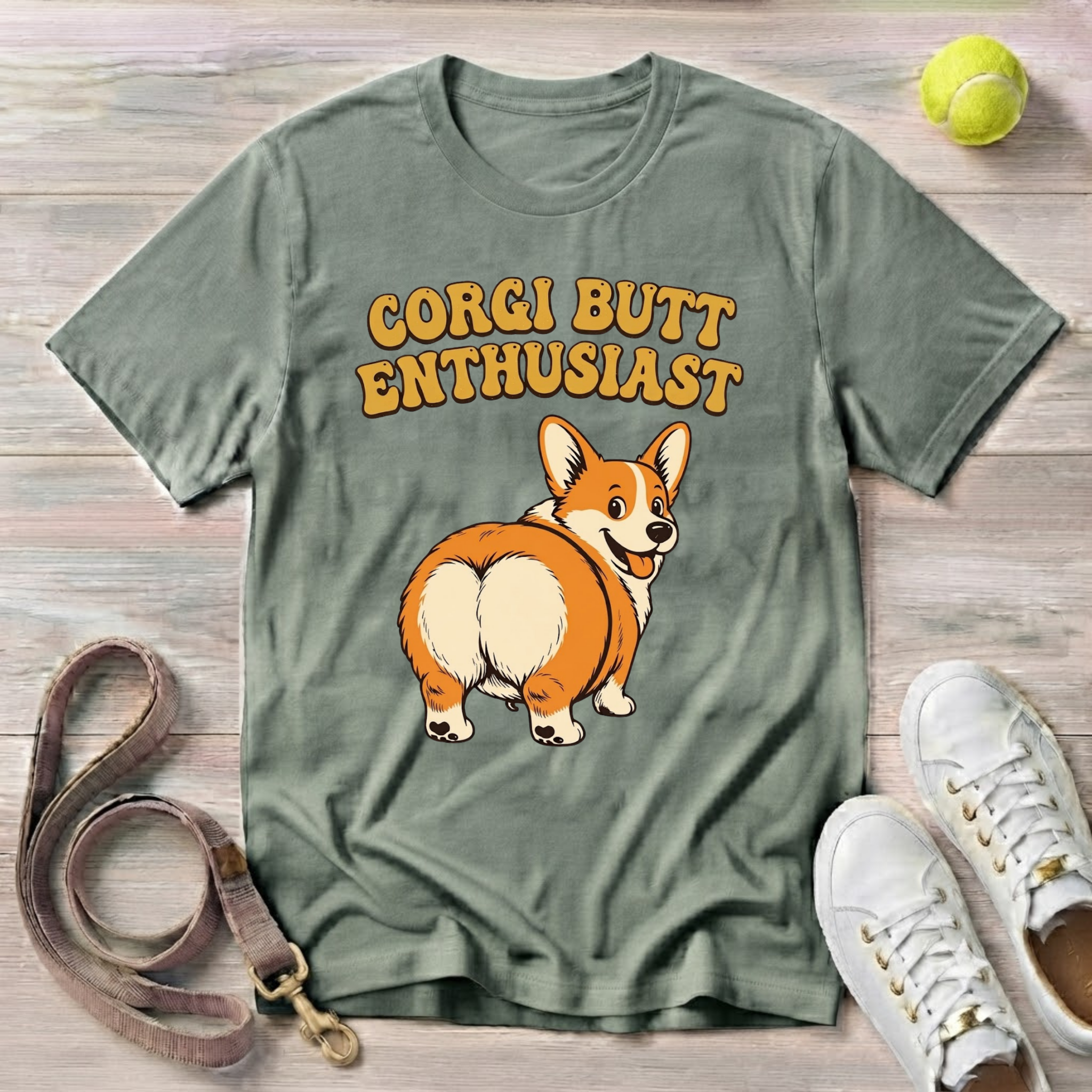 Corgi Butt Enthusiast, Comfort Colors T-Shirt