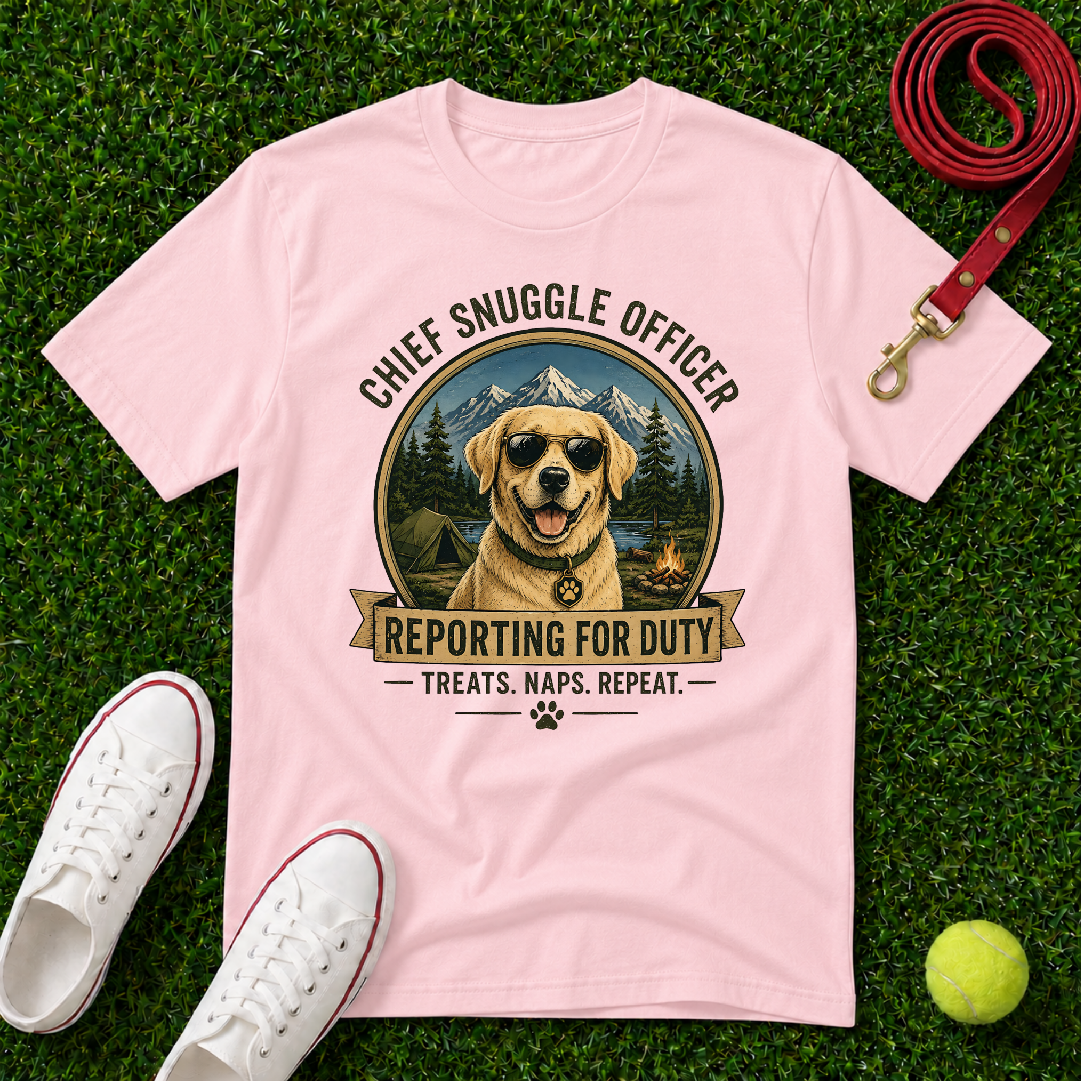 Snuggle Officer, Comfort Colors T-Shirt