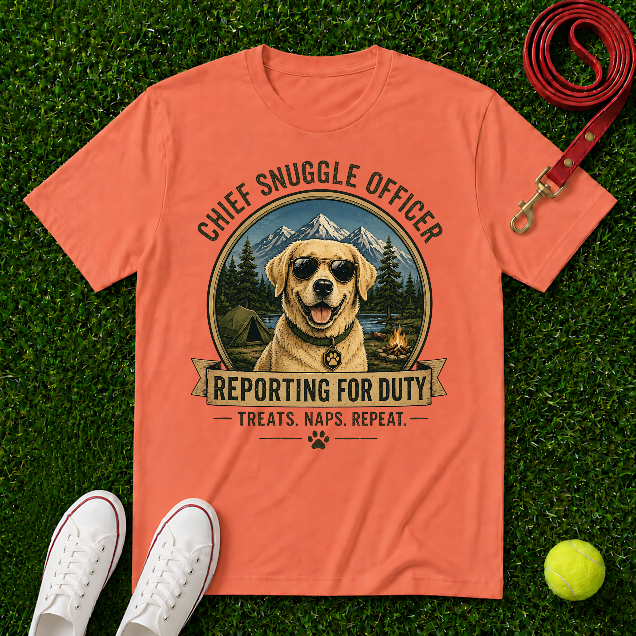 Snuggle Officer, Comfort Colors T-Shirt
