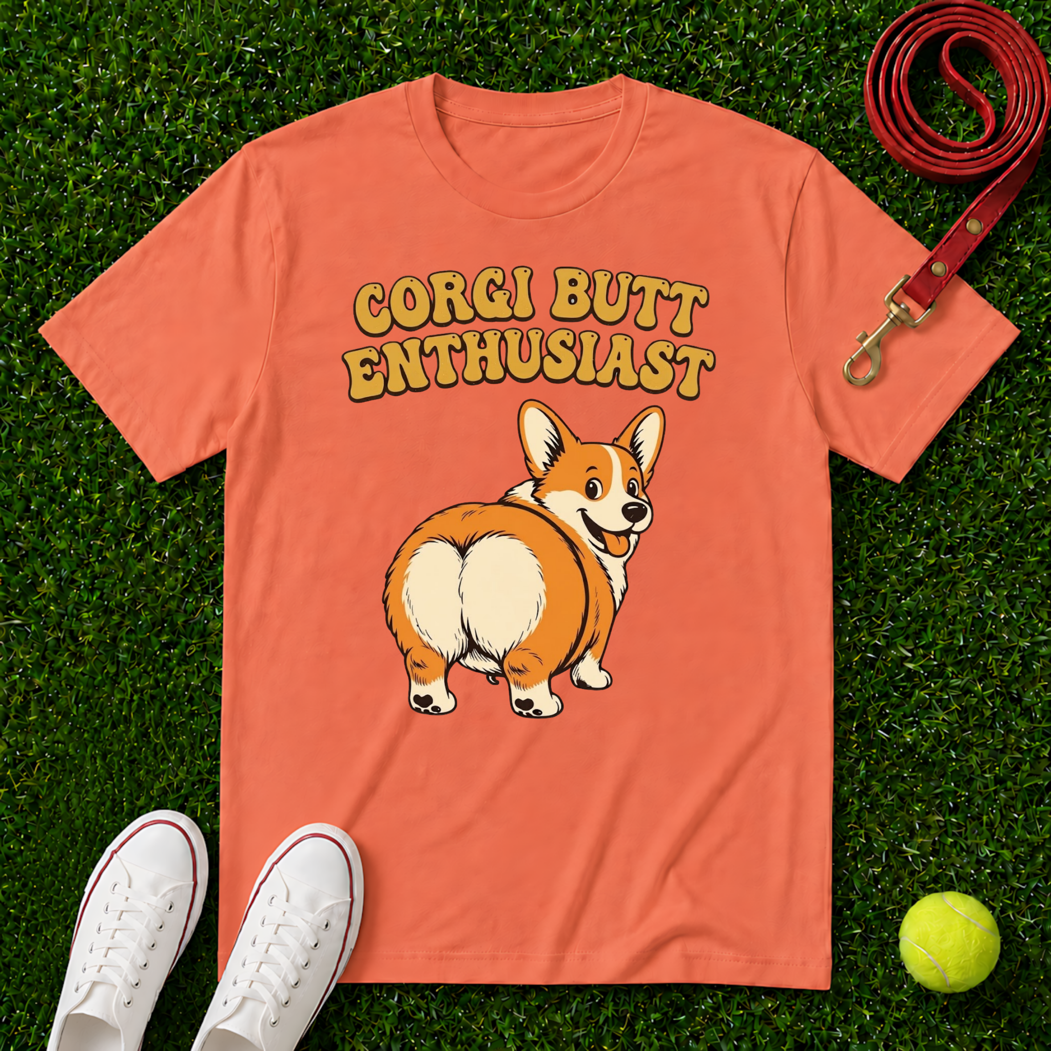 Corgi Butt Enthusiast, Comfort Colors T-Shirt