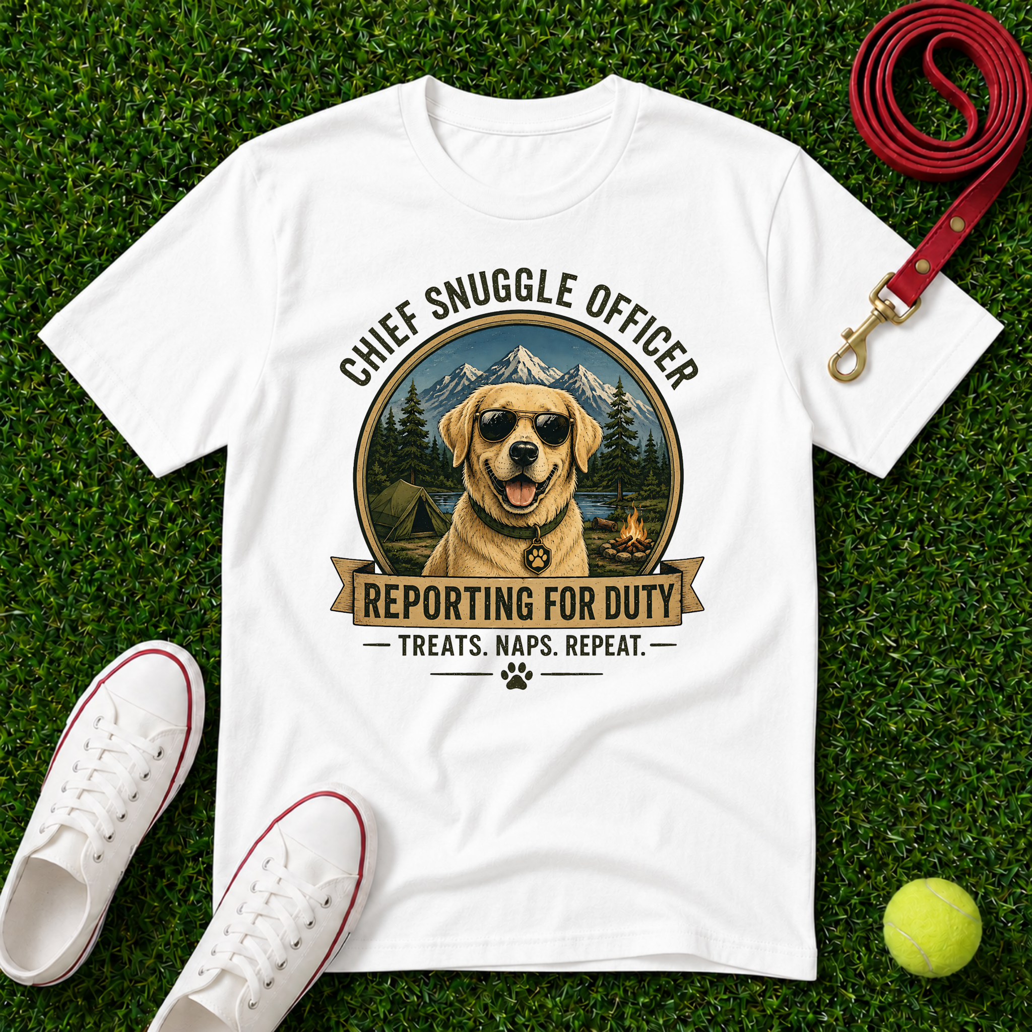 Snuggle Officer, Comfort Colors T-Shirt