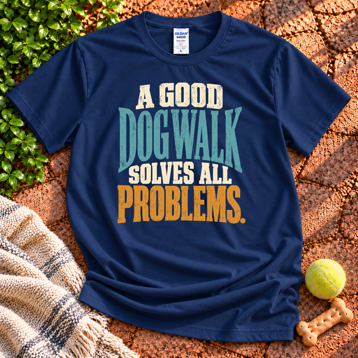 A Good Dog Walk T-Shirt
