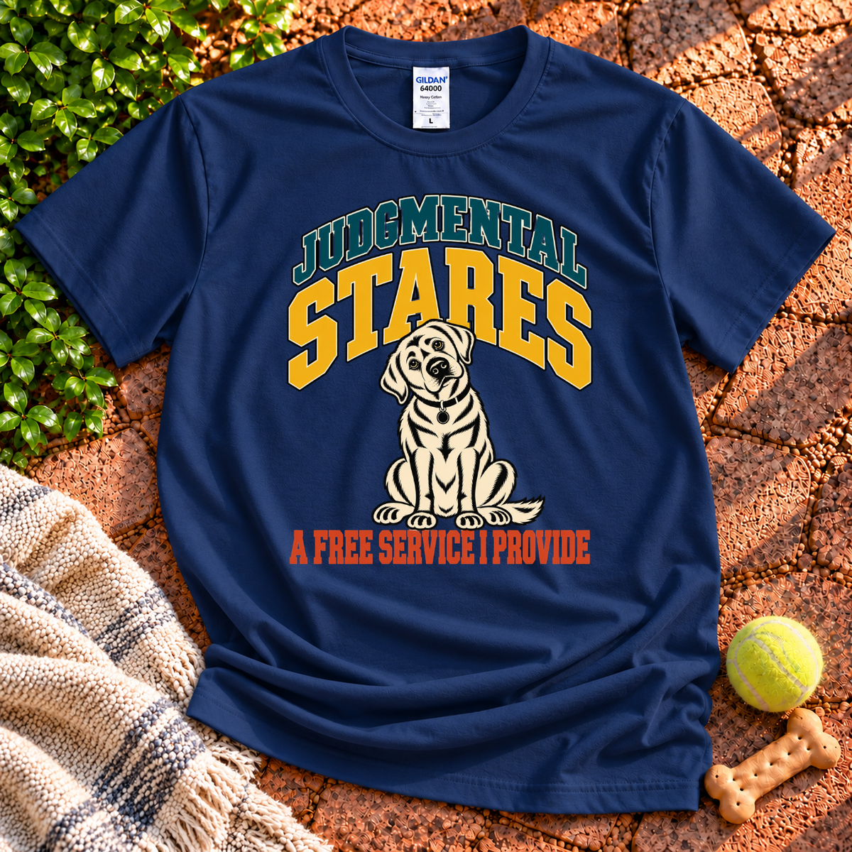 Judgmental Stares Dog T-Shirt