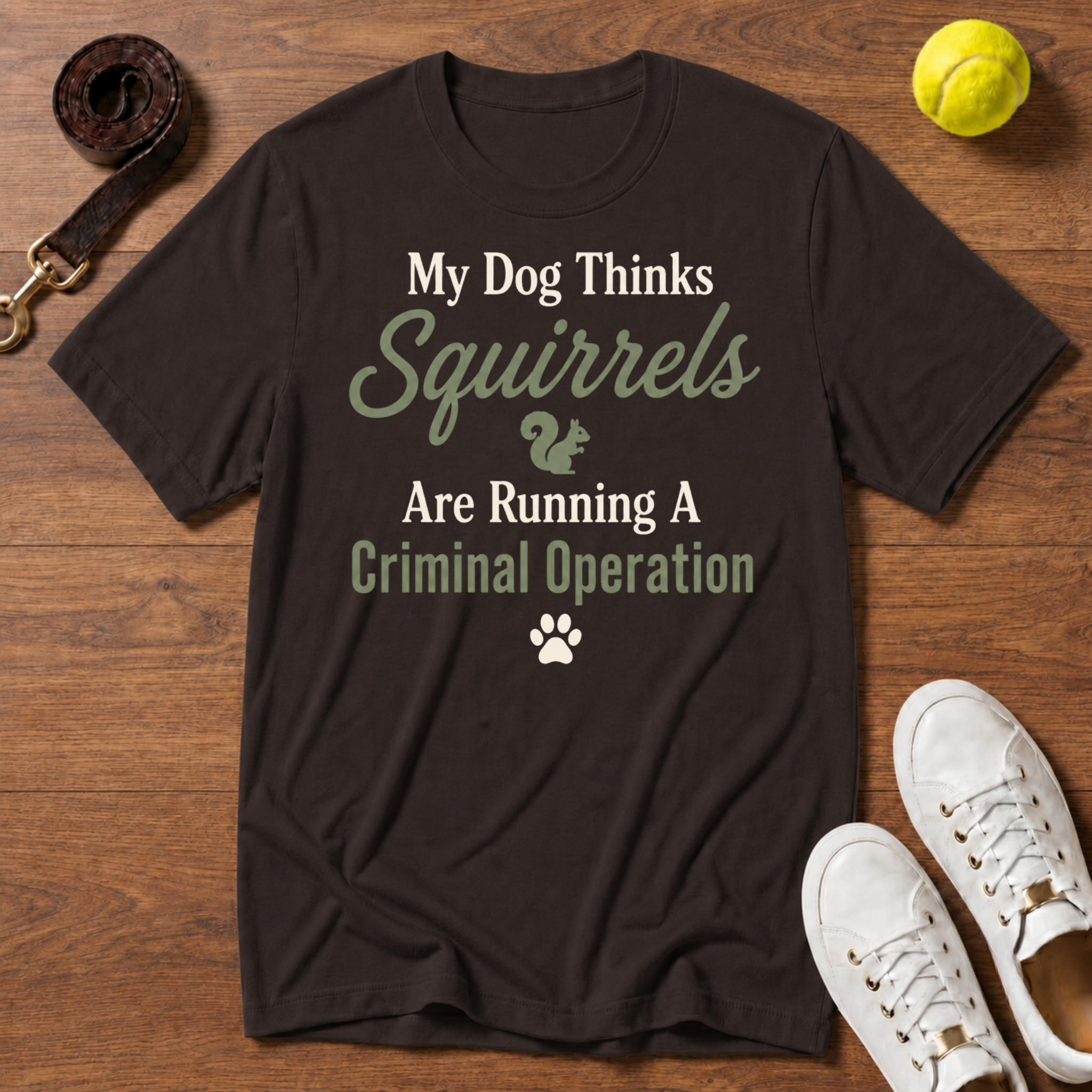 Squirrels Criminal Operation T-Shirt – Gildan Softstyle