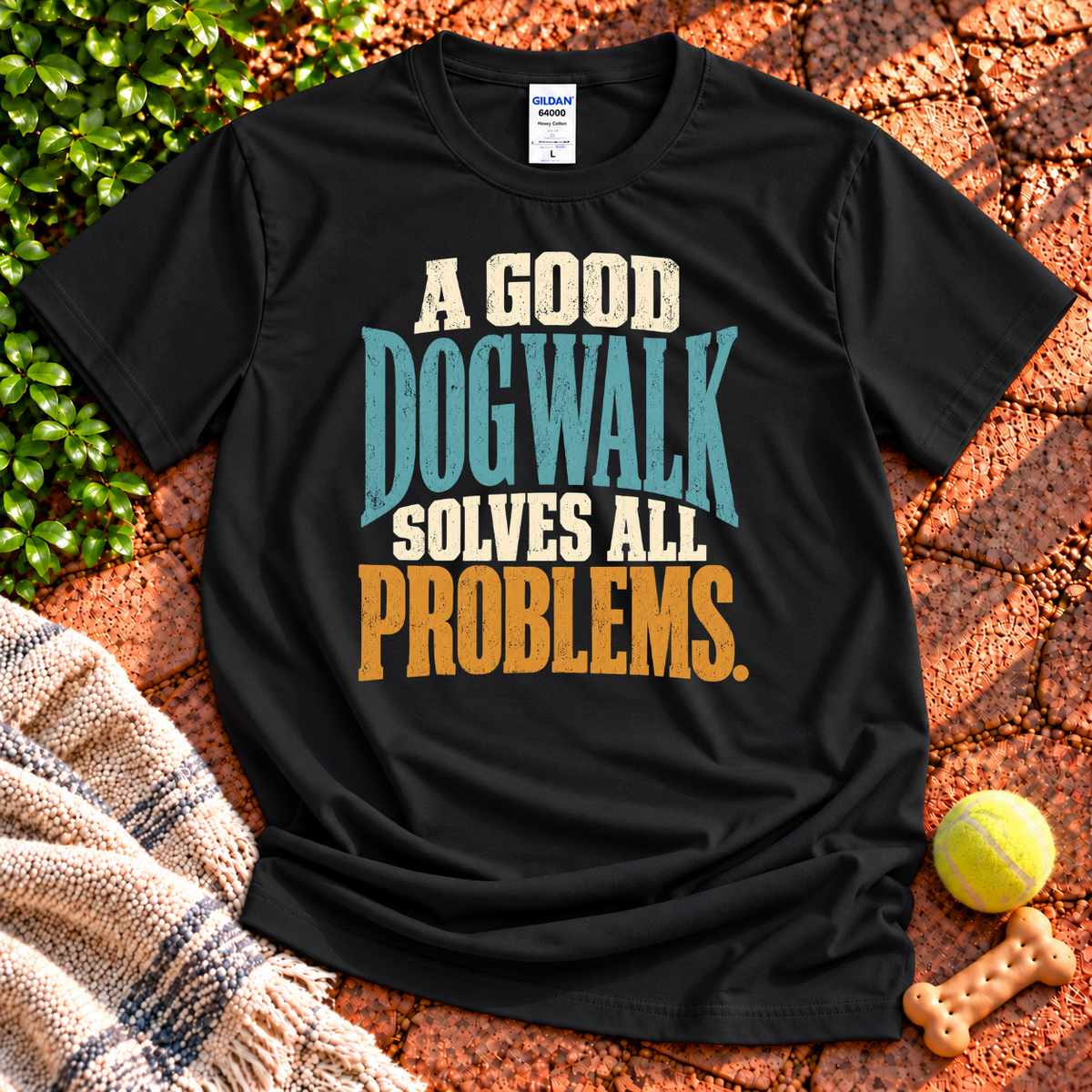 A Good Dog Walk T-Shirt