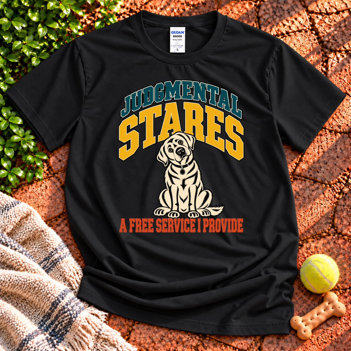 Judgmental Stares Dog T-Shirt