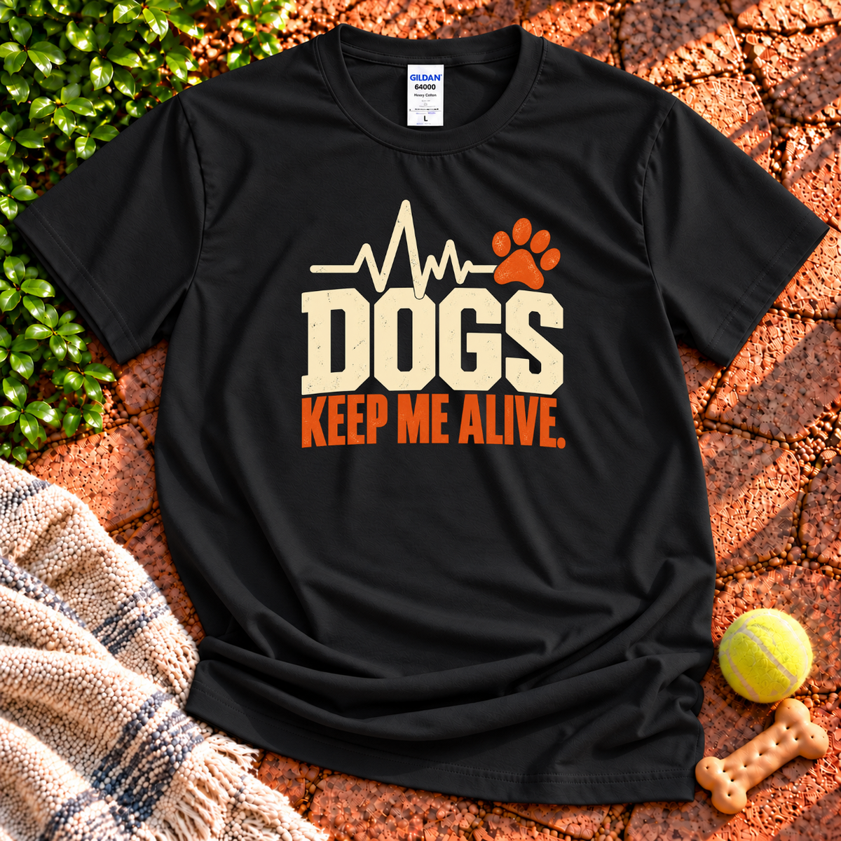 Dogs Keep Me Alive T-Shirt