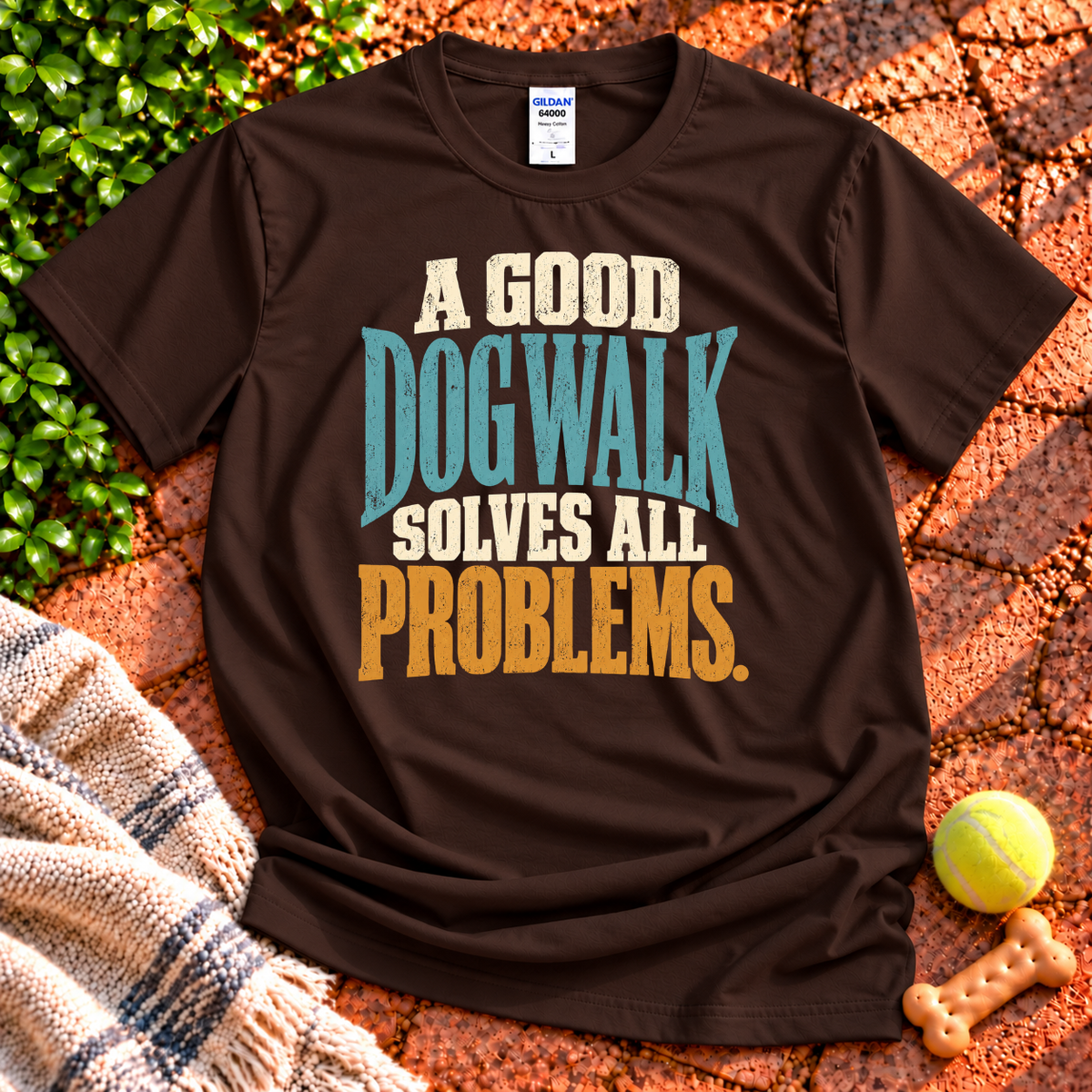 A Good Dog Walk T-Shirt